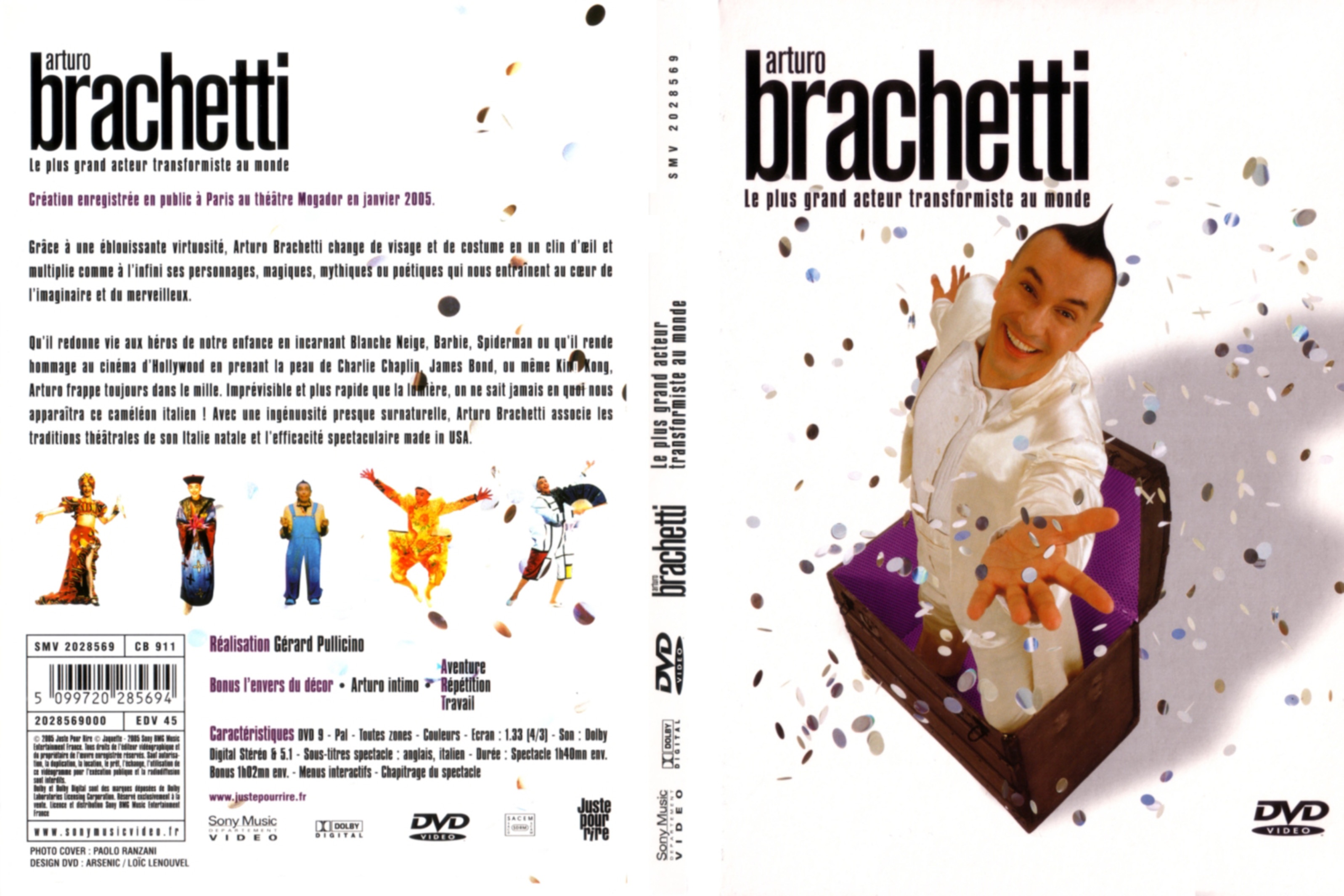 Jaquette DVD Arturo Brachetti