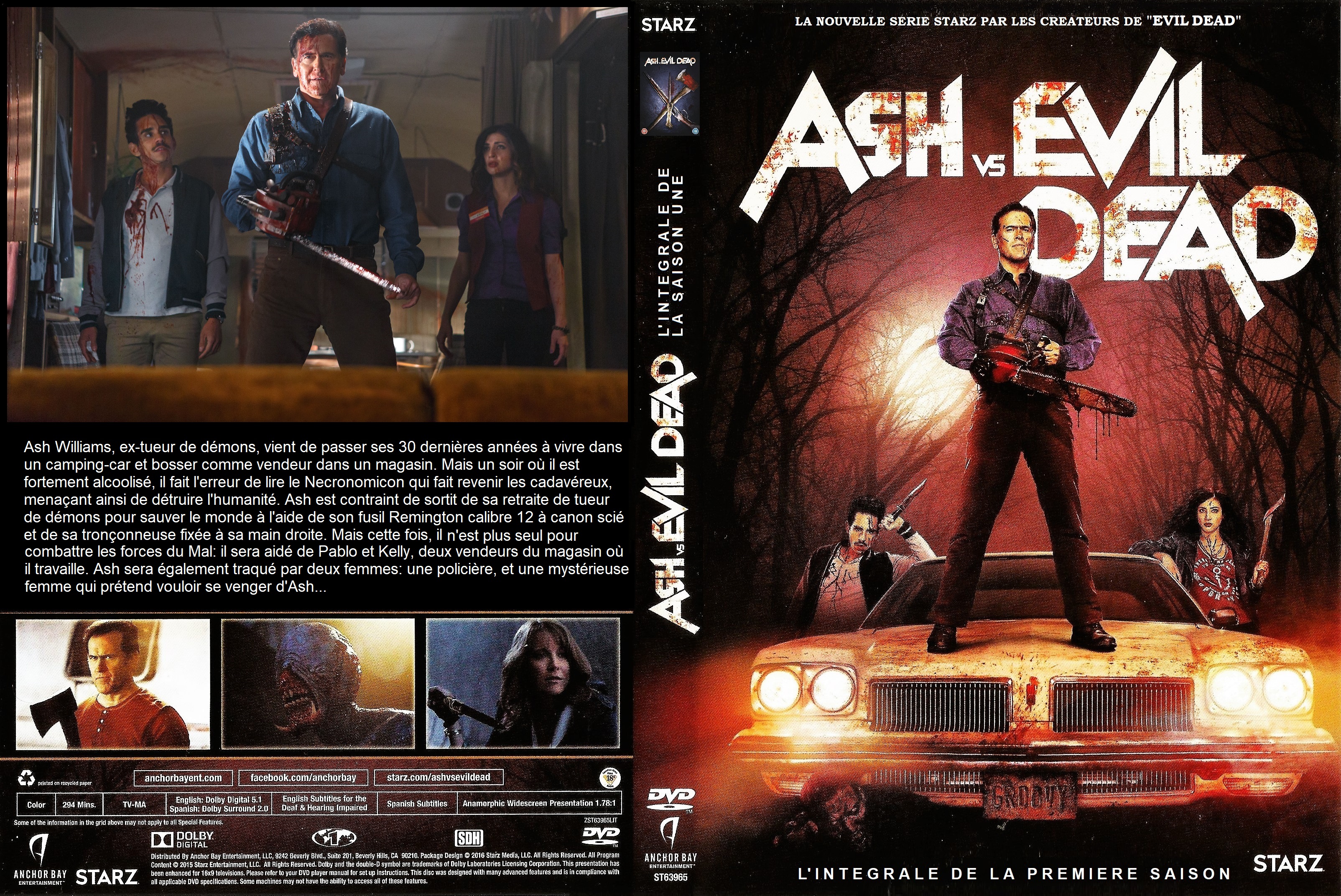Jaquette DVD Ash vs Evil Dead saison 1 custom