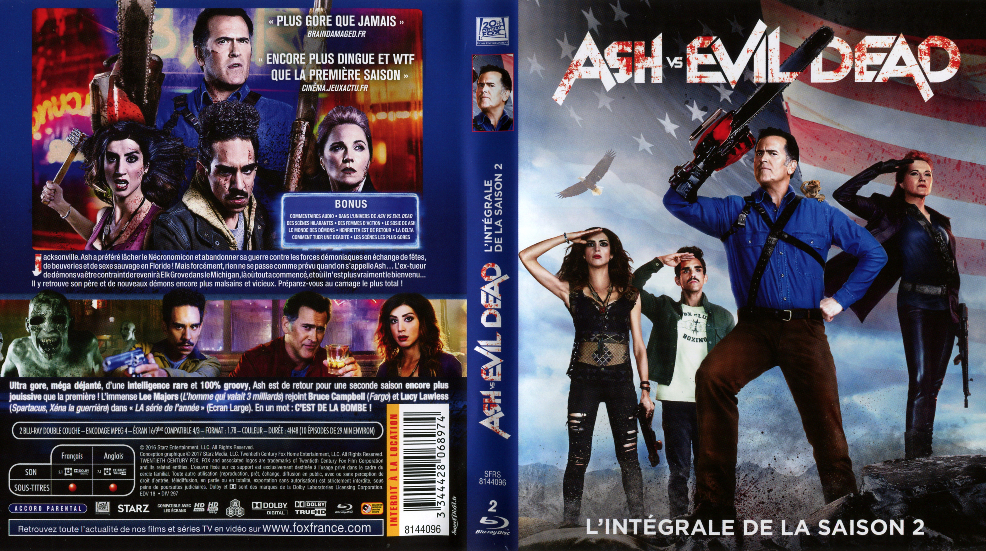 Jaquette DVD Ash vs Evil dead Saison 2 (BLU-RAY)