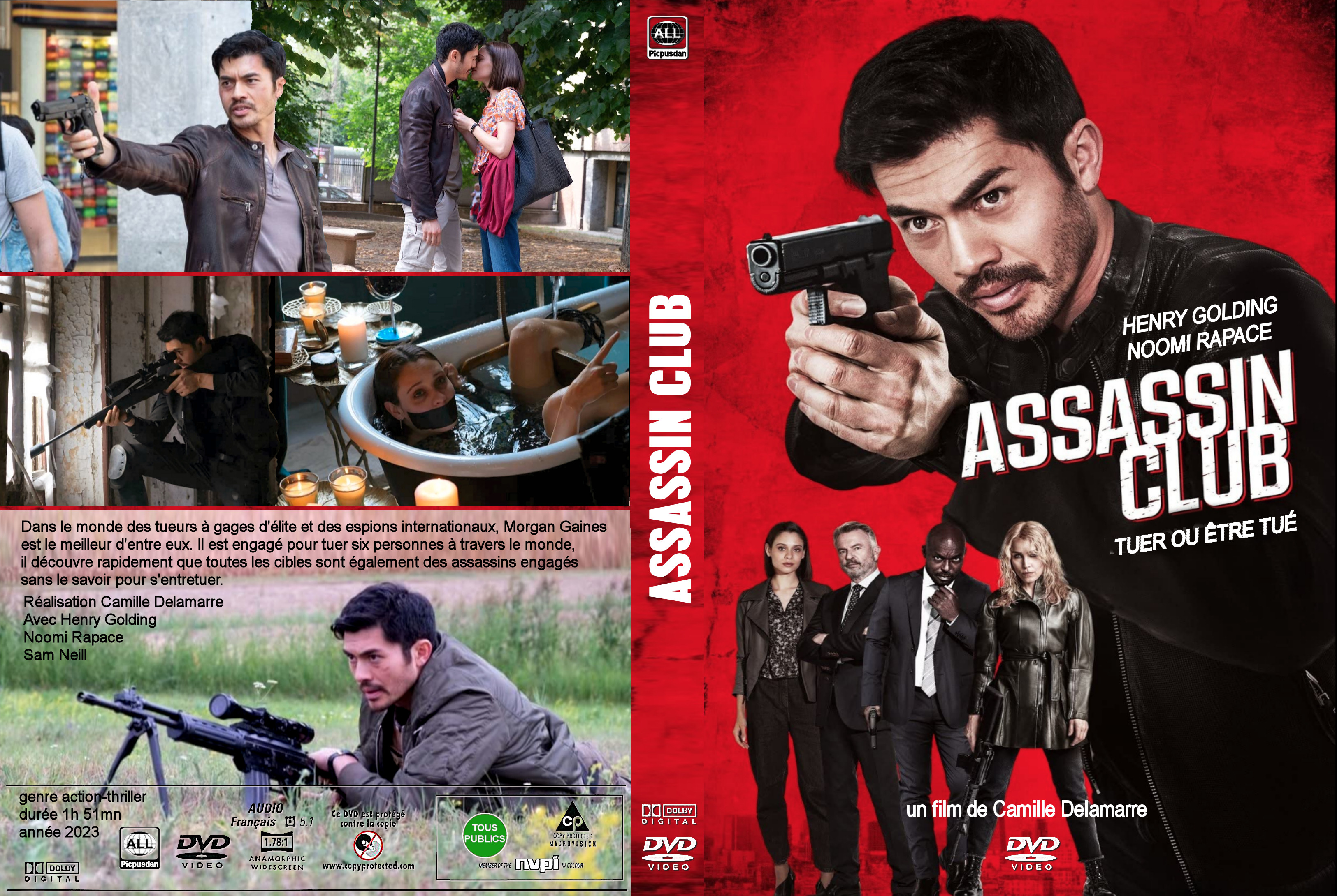 Jaquette DVD Assassin Club custom