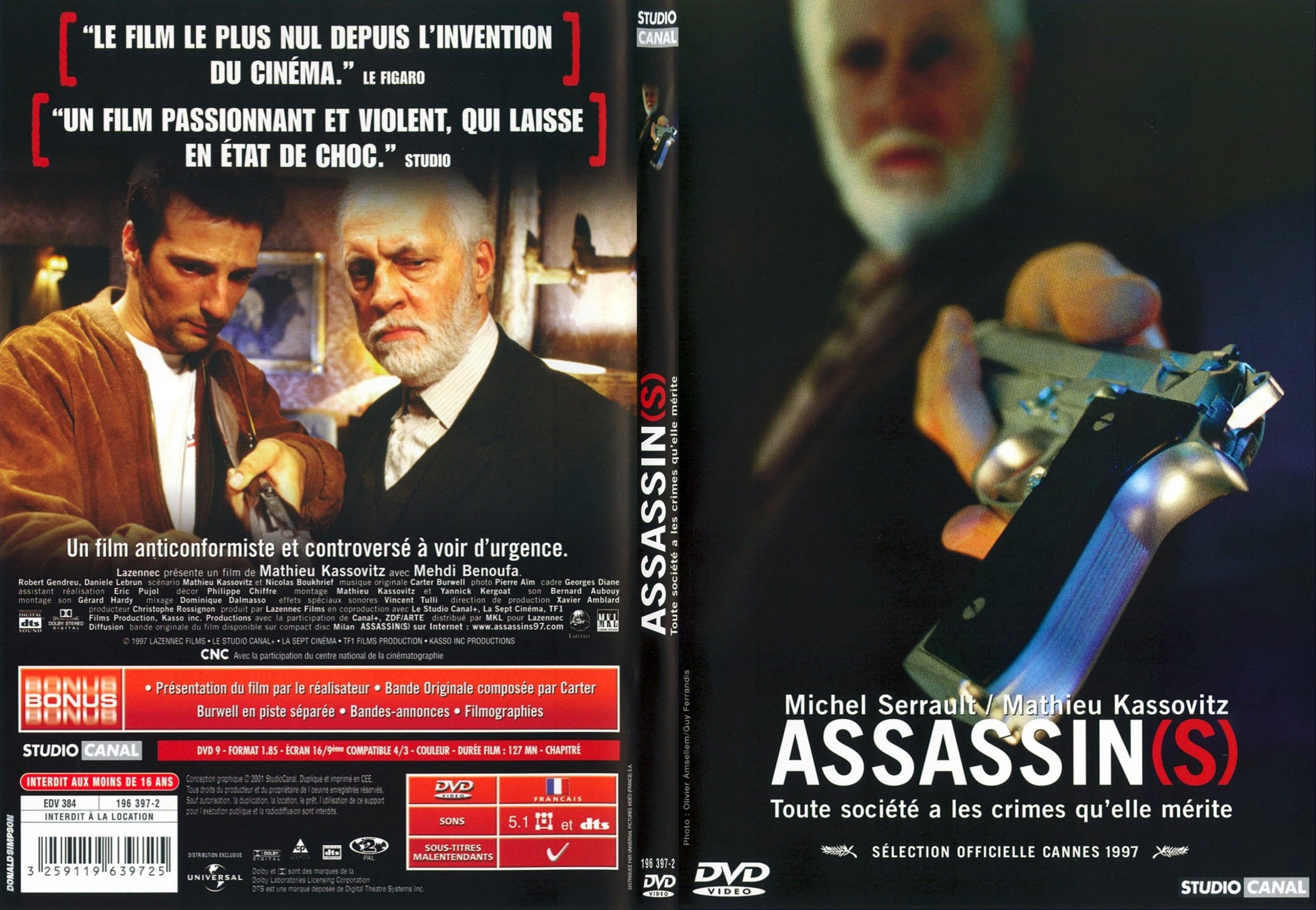Jaquette DVD Assassin(s) - SLIM