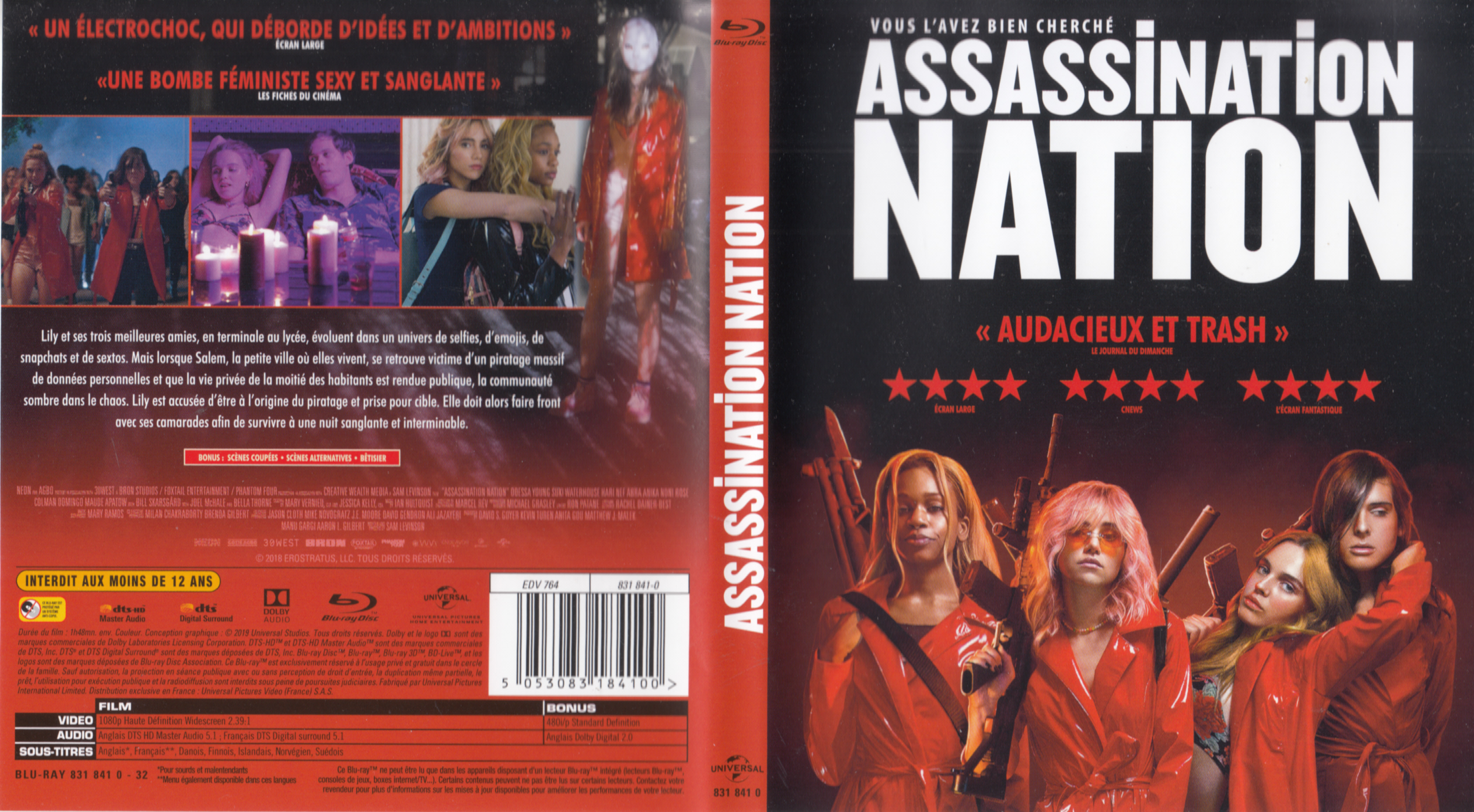Jaquette DVD Assassination nation (BLU-RAY)