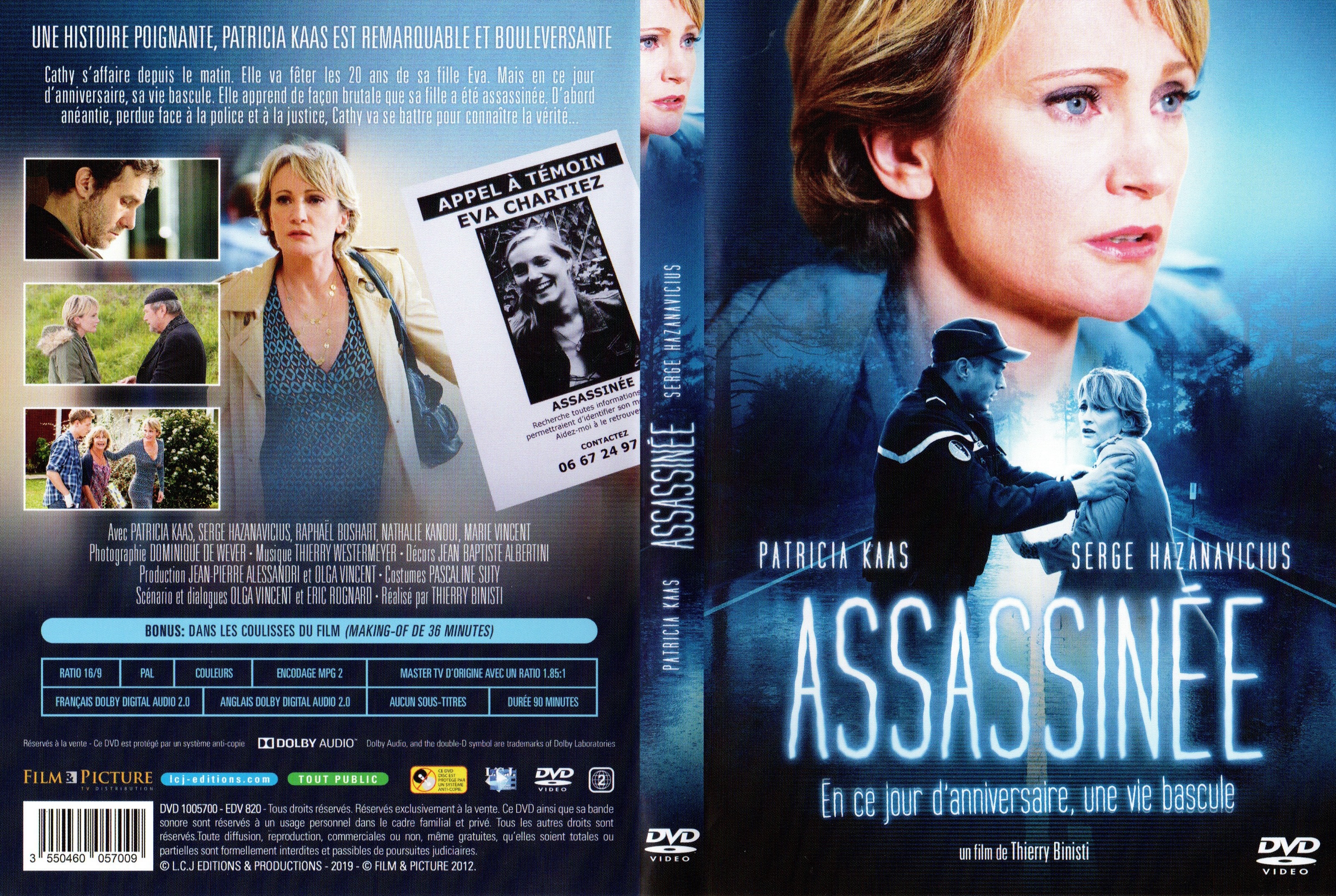 Jaquette DVD Assassine