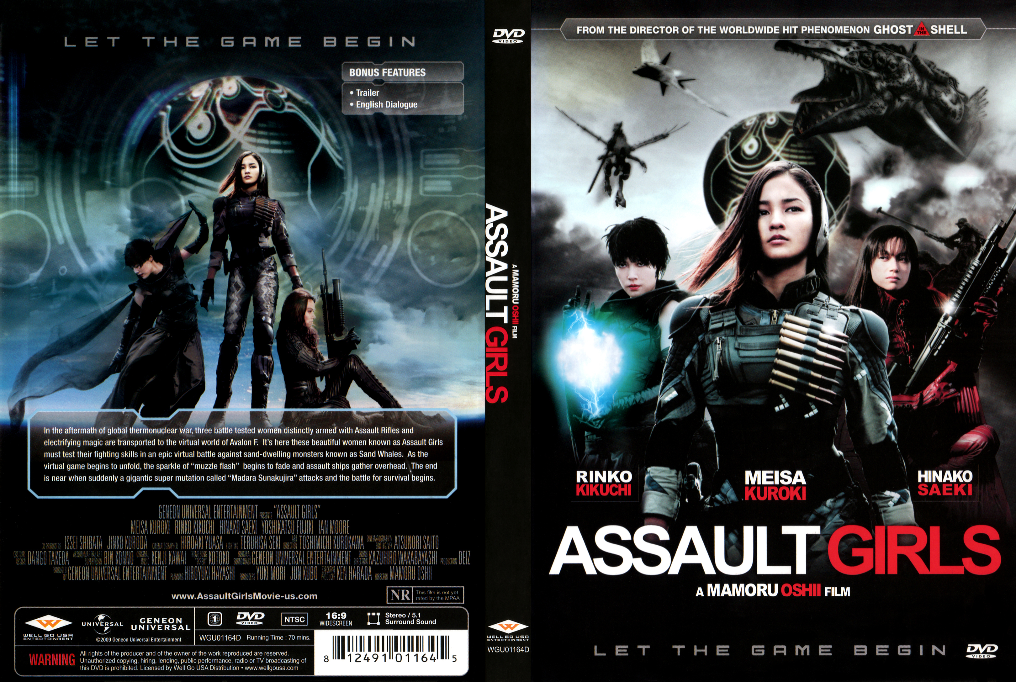 Jaquette DVD Assault girls Zone 1