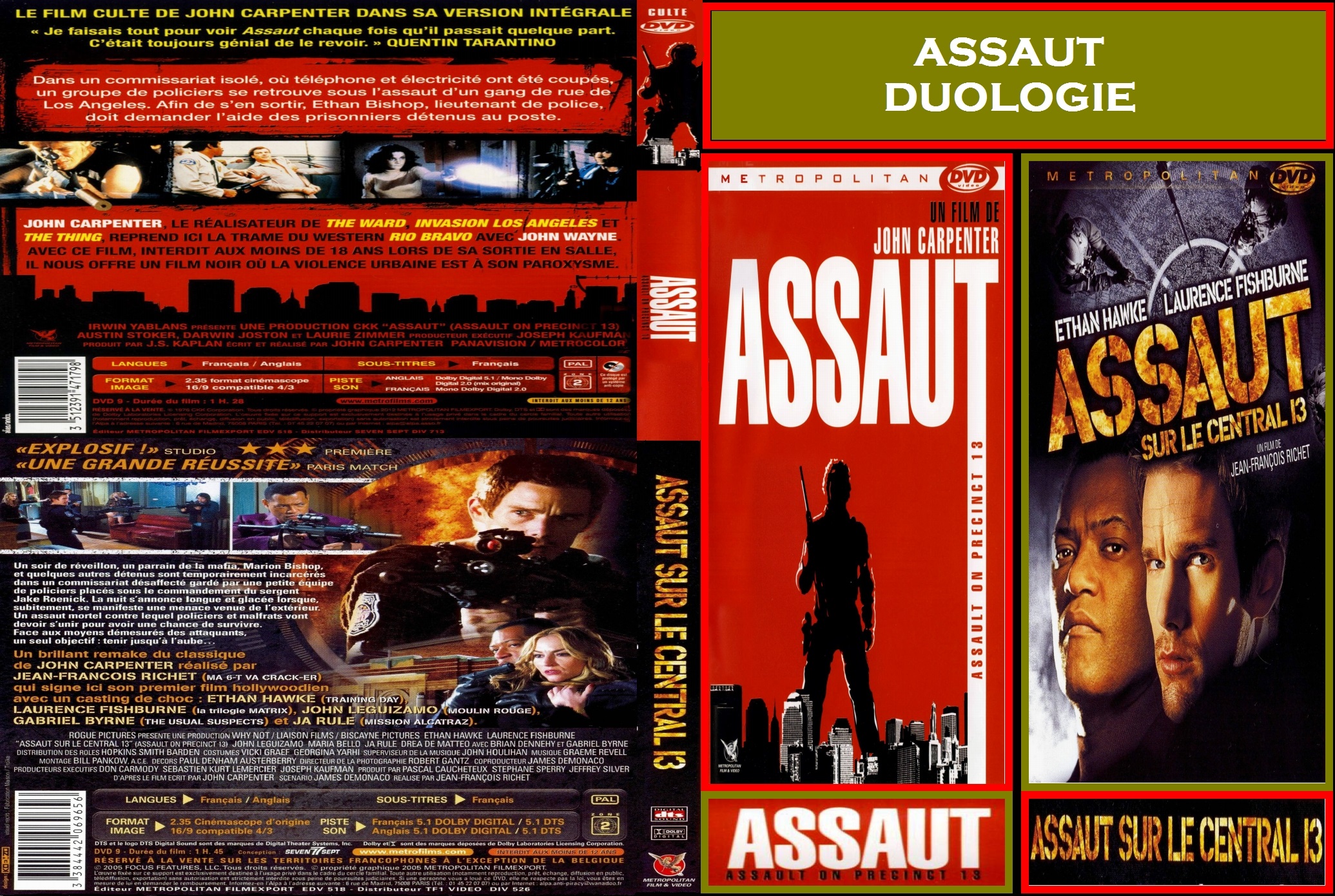 Jaquette DVD Assaut 1 & 2 custom