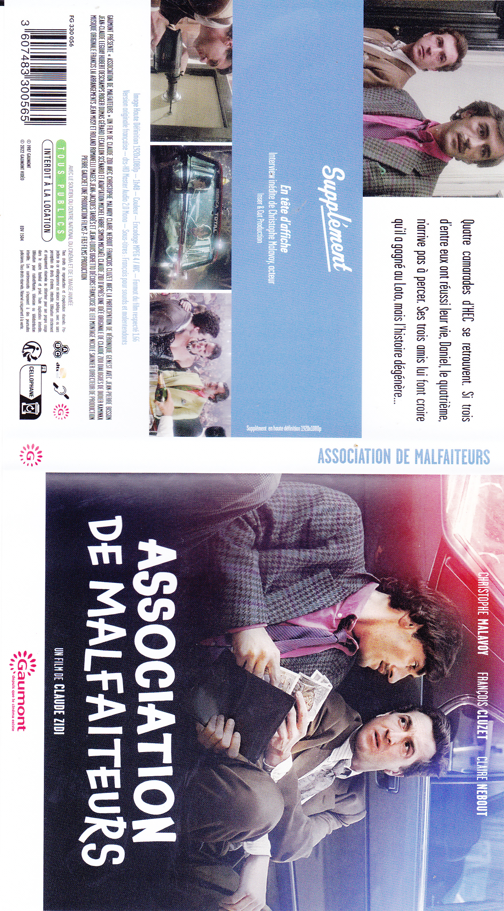 Jaquette DVD Association de malfaiteurs (BLU-RAY)