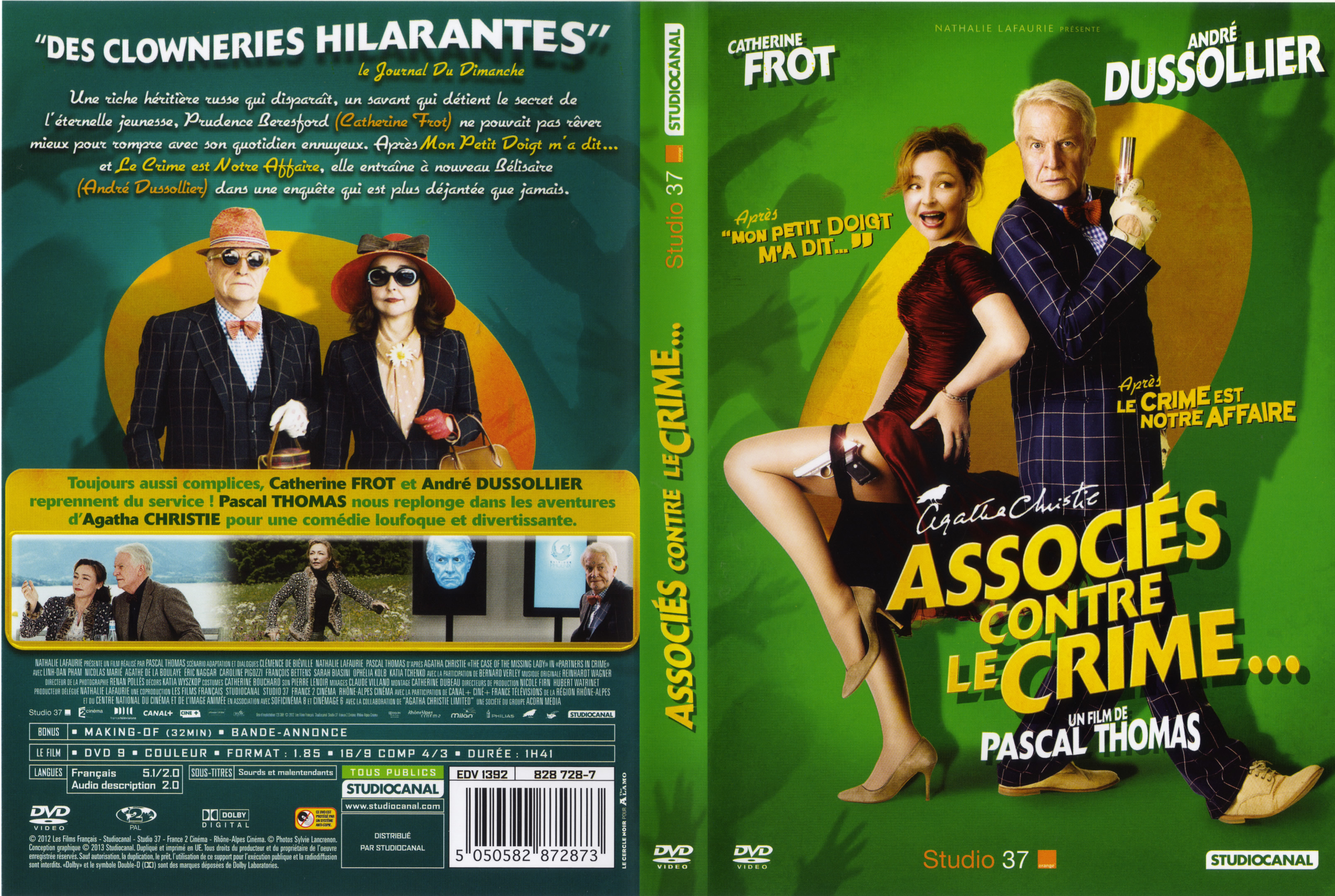 Jaquette DVD Associs Contre le Crime