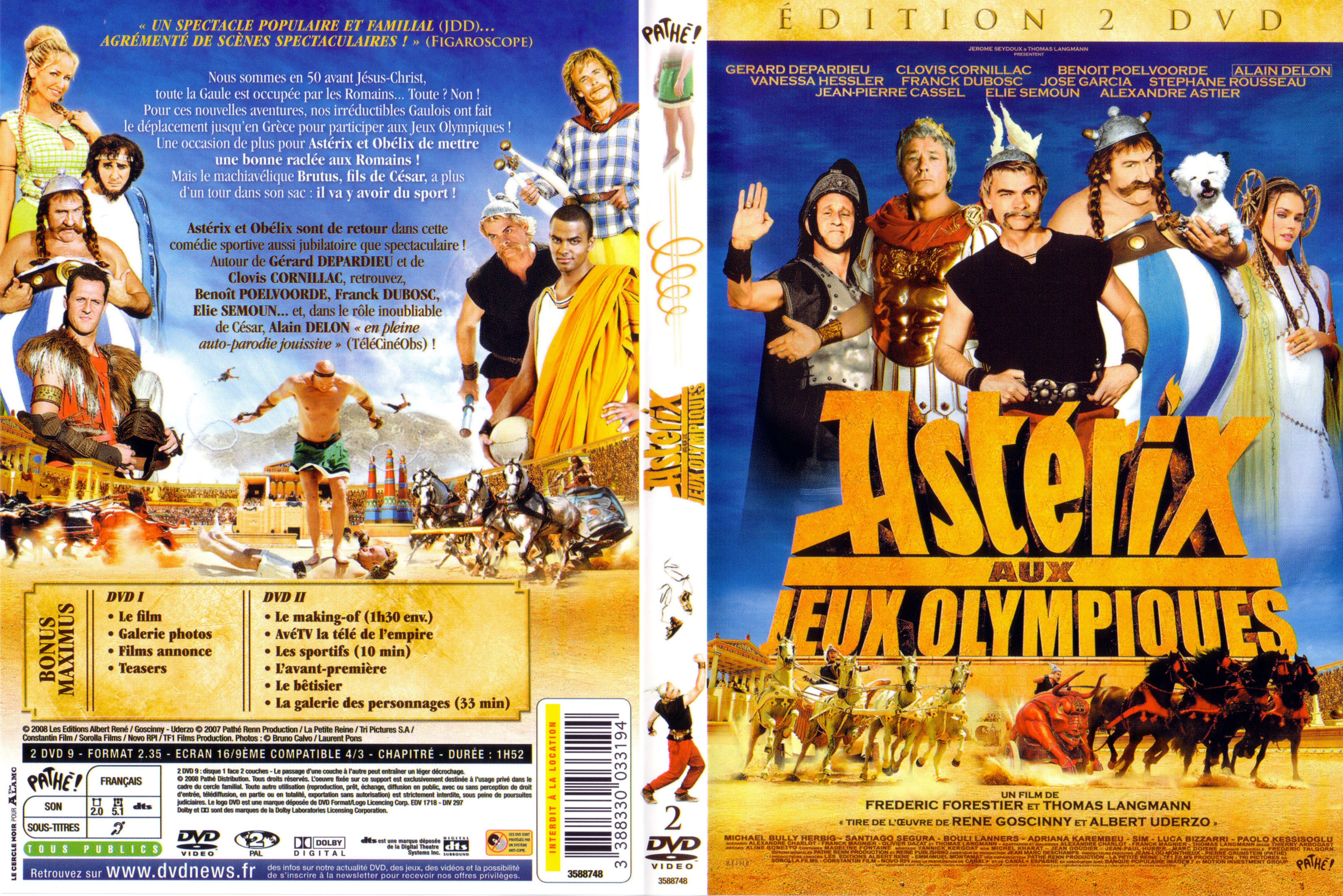 Jaquette DVD Asterix aux Jeux Olympiques