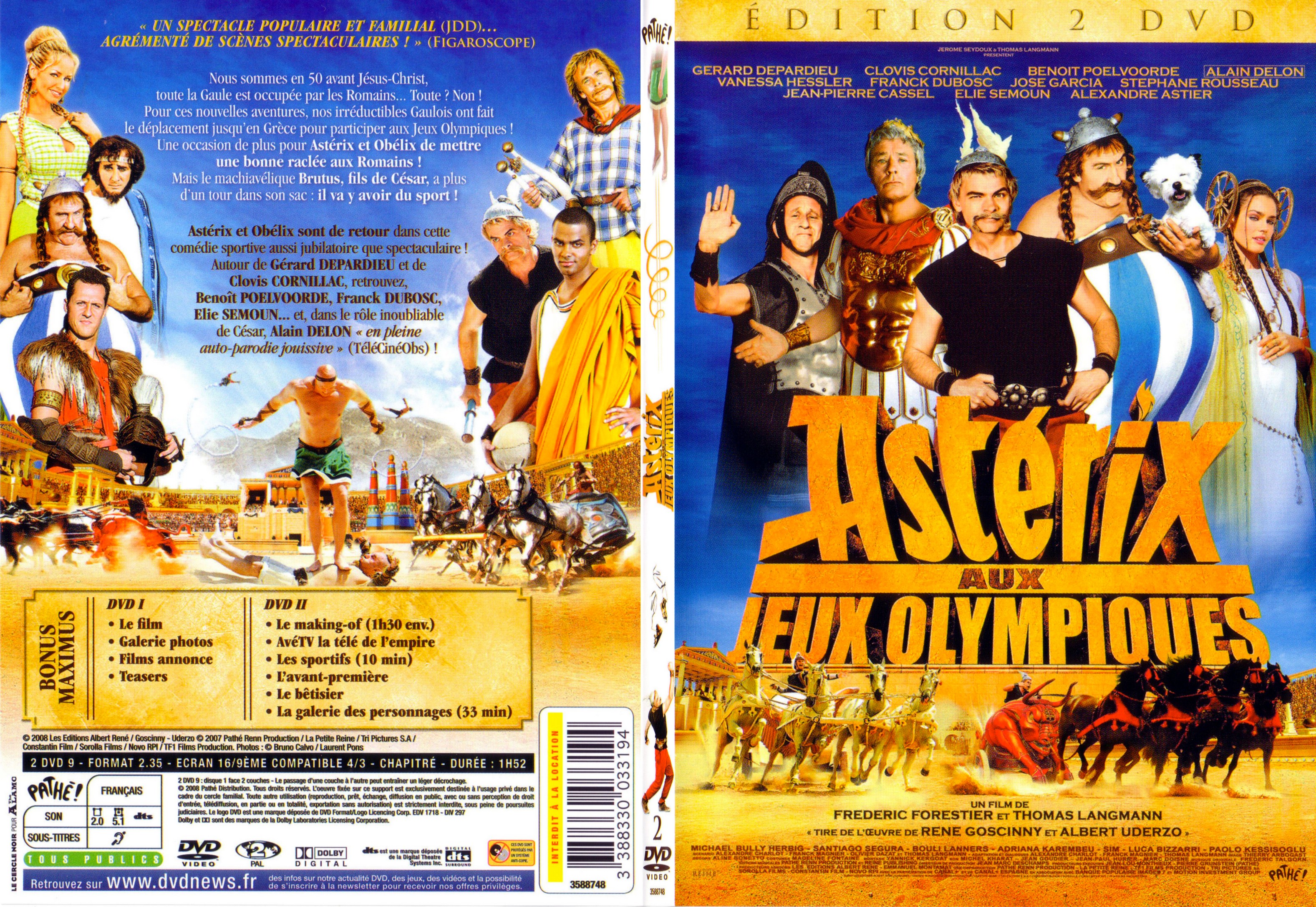 Jaquette DVD Asterix aux Jeux Olympiques - SLIM