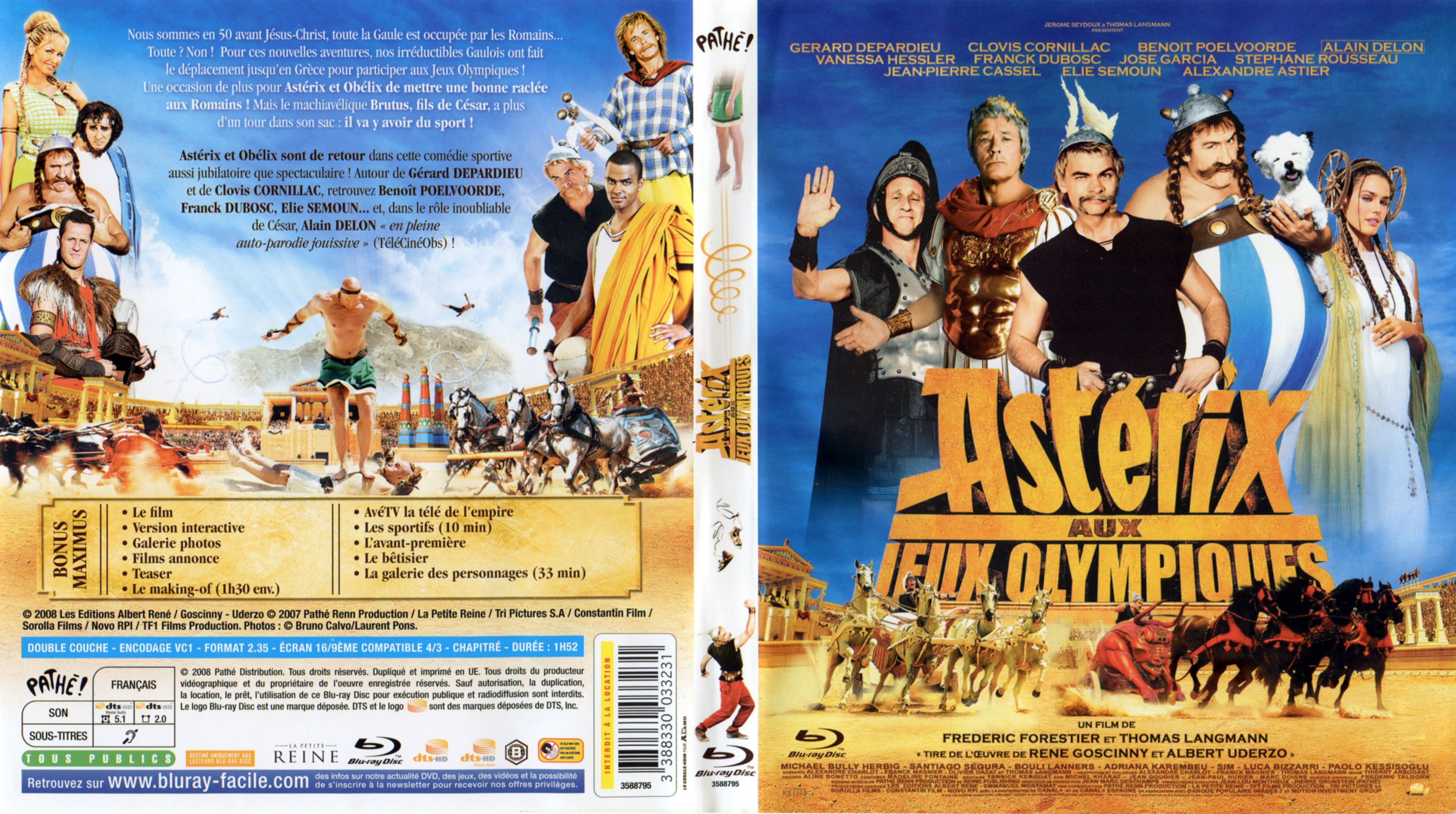 Jaquette DVD Astrix aux jeux olympiques (BLU-RAY)