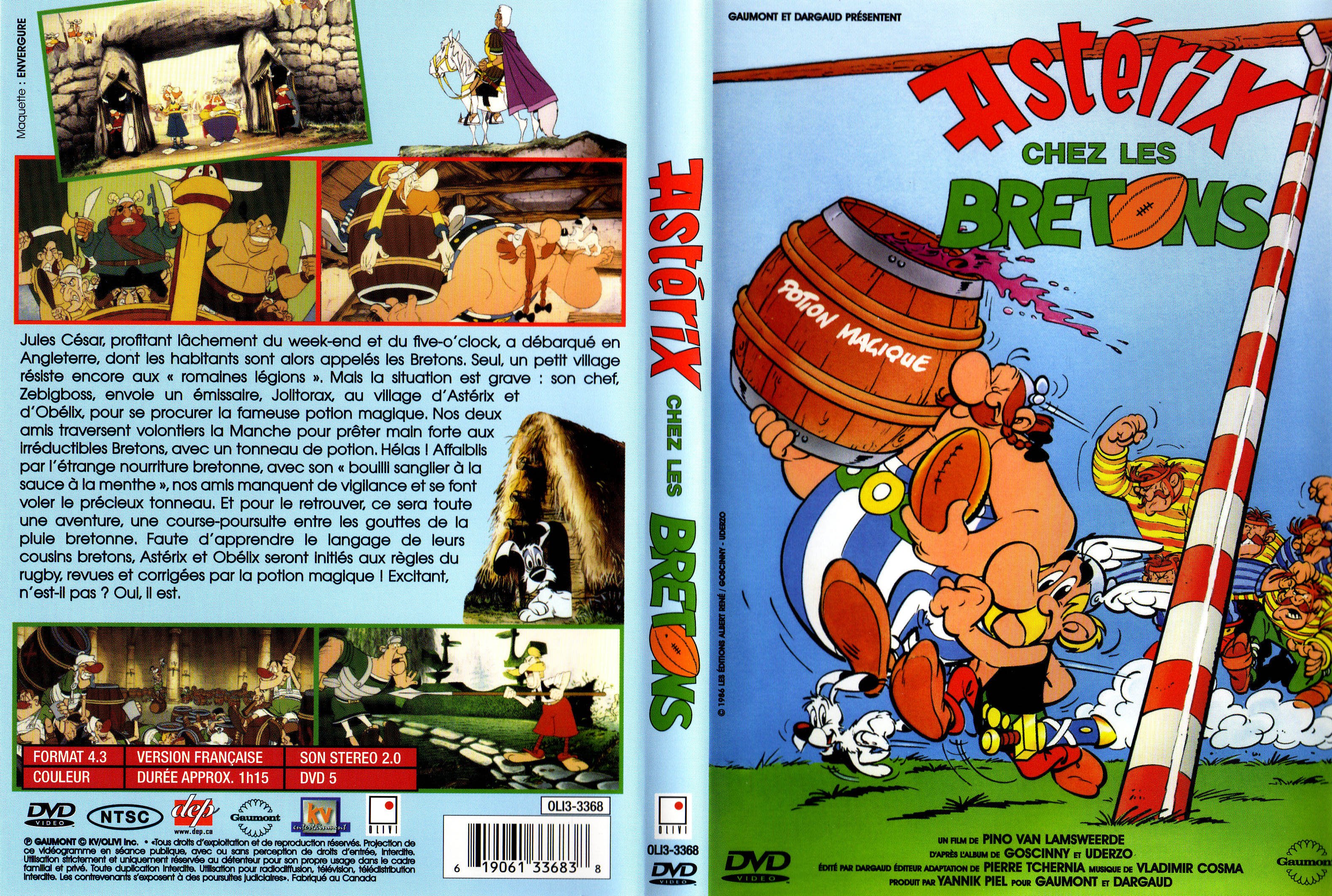 Jaquette DVD Asterix chez les bretons