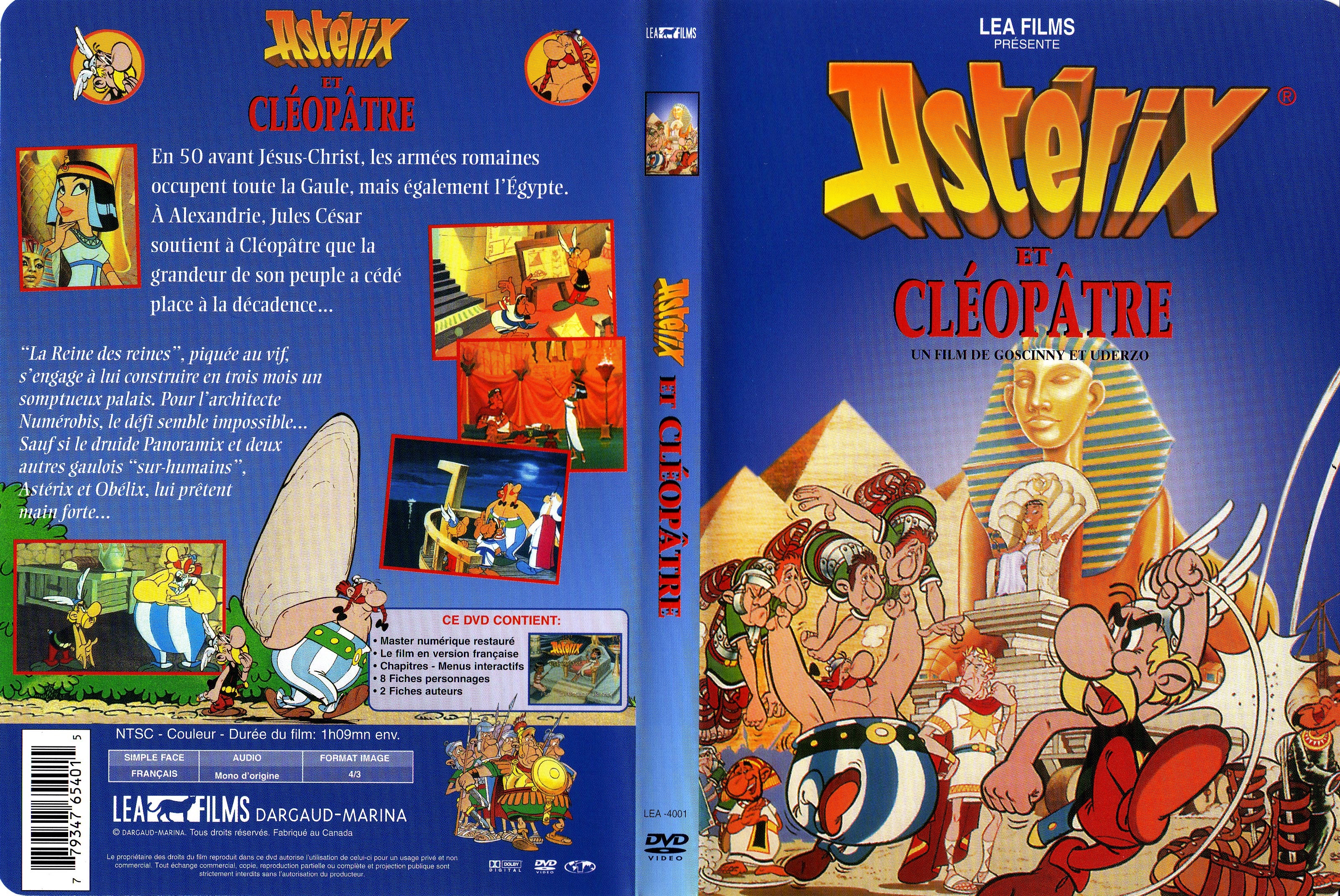 Jaquette DVD Asterix et Cleopatre