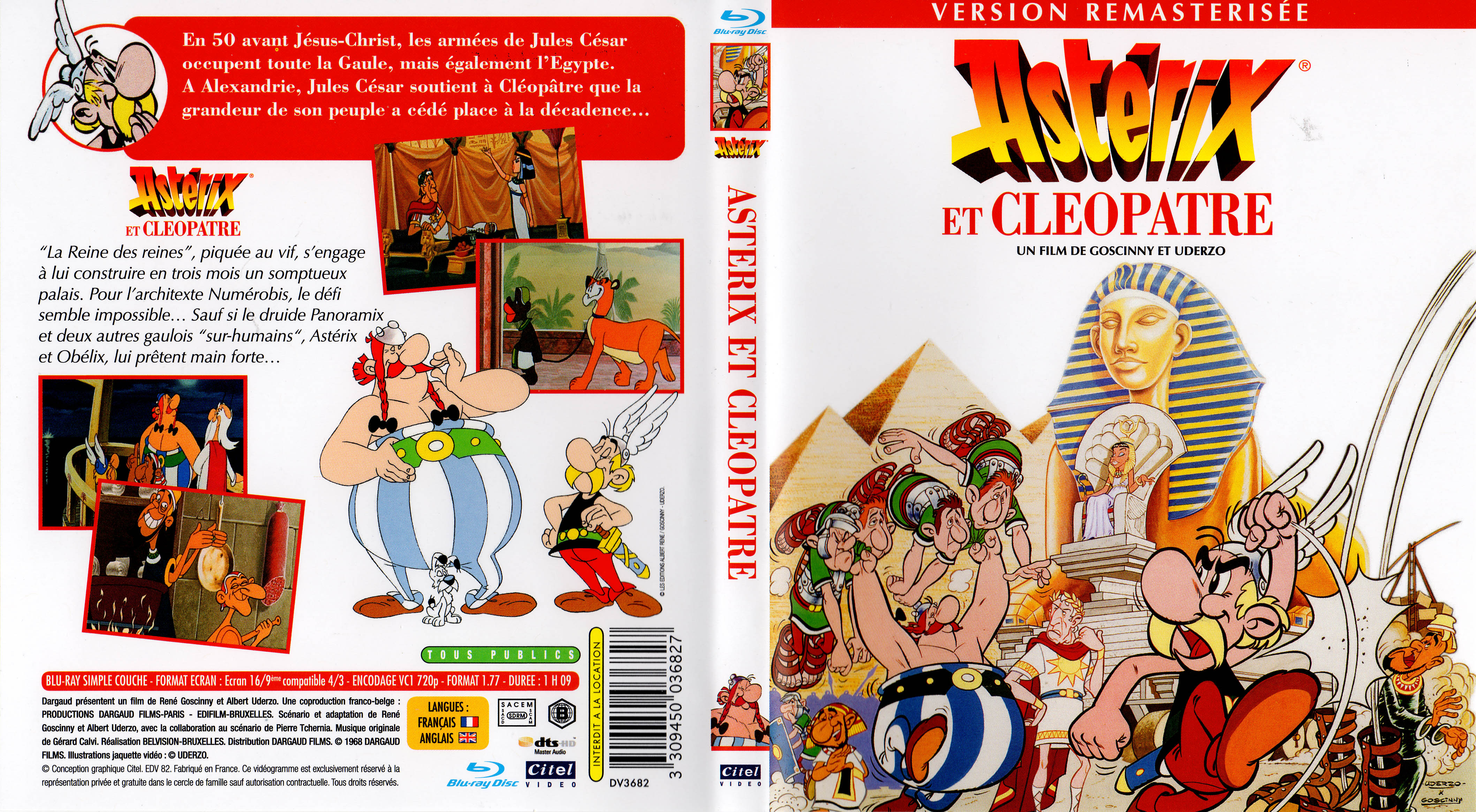 Jaquette DVD Astrix et Clopatre (BLU-RAY)