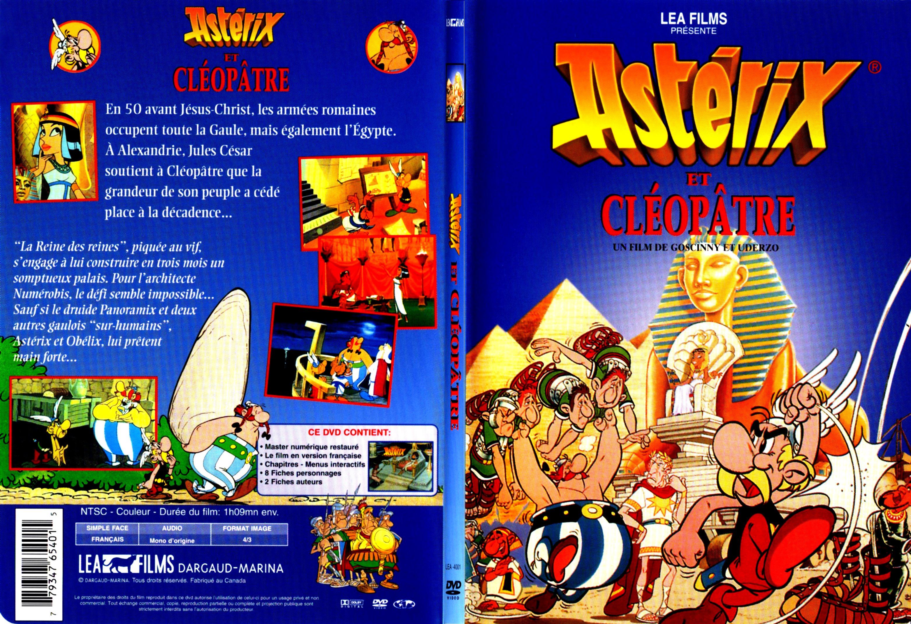 Jaquette DVD Astrix et Cleopatre - SLIM