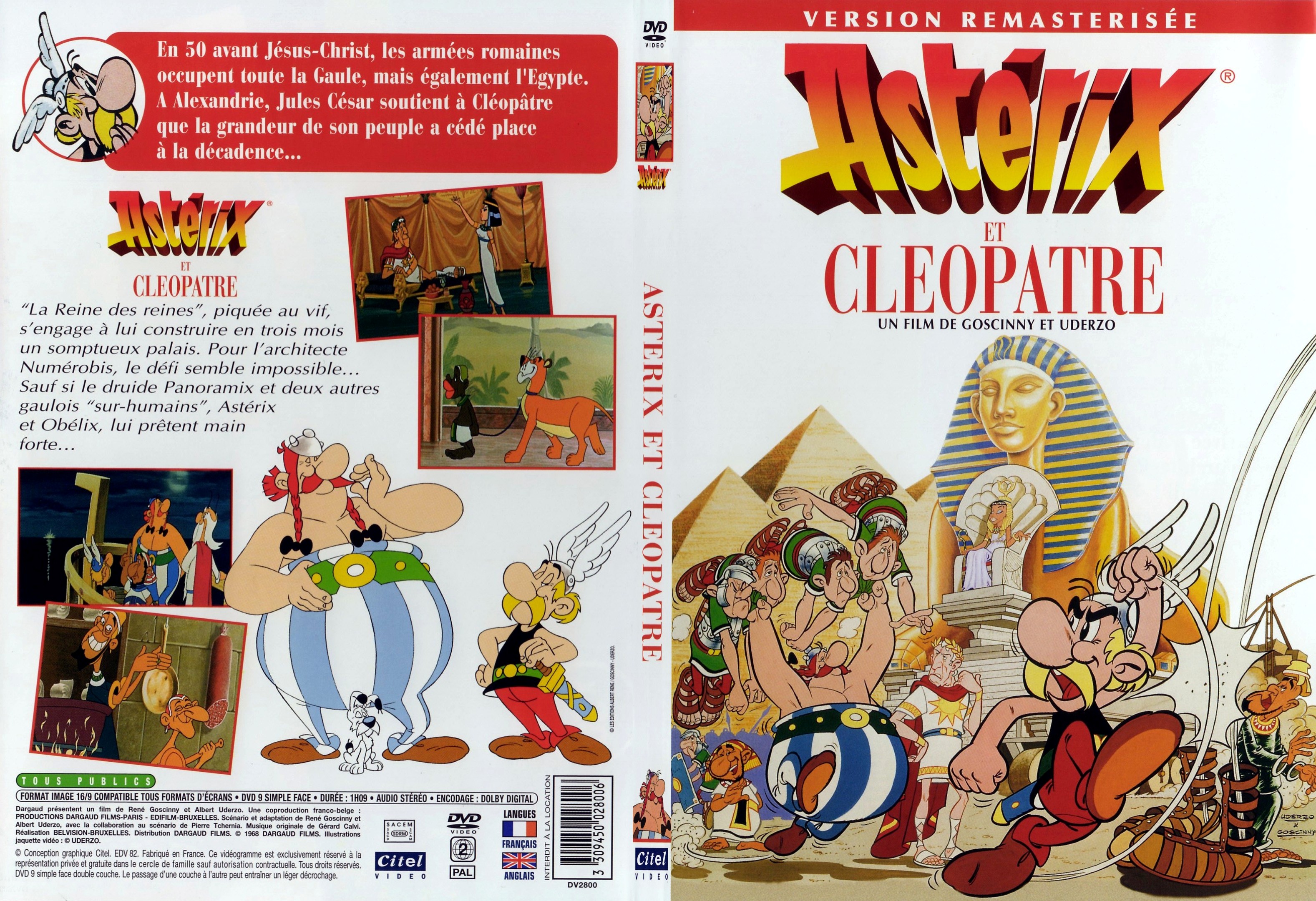 Jaquette DVD Asterix et Cleopatre - SLIM v2