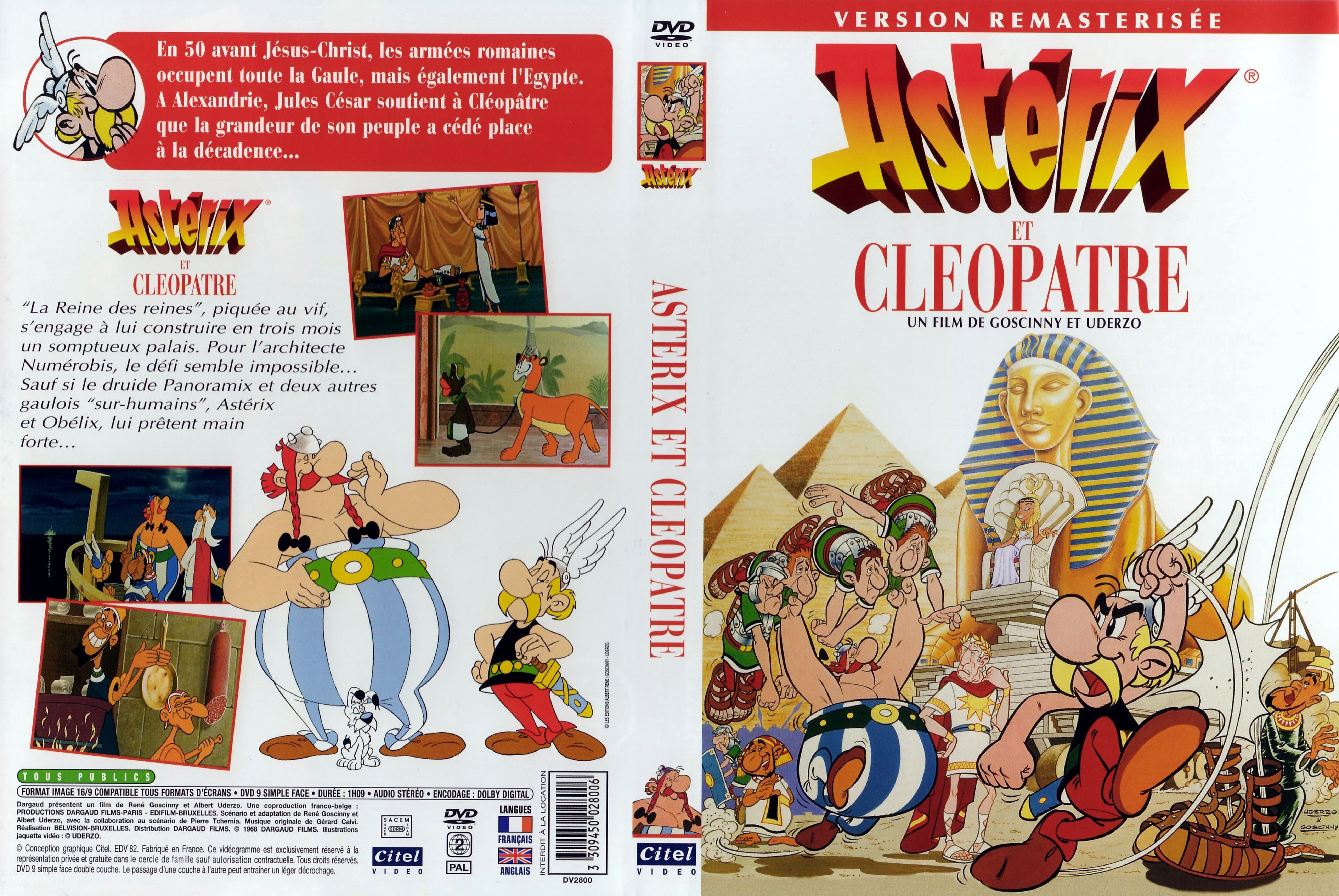 Jaquette DVD Asterix et Cleopatre v3