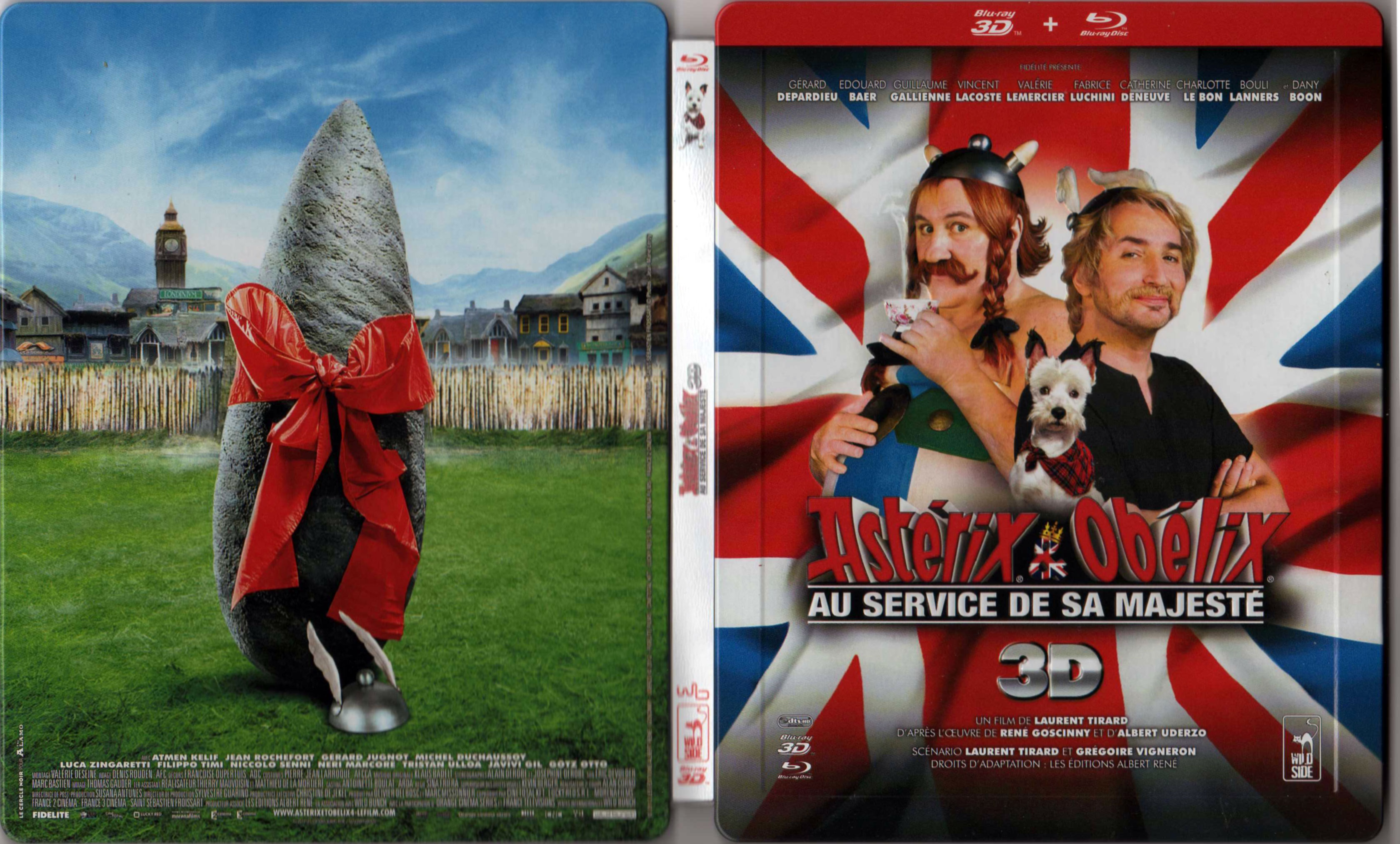 Jaquette DVD Astrix et Oblix Au service de sa Majest (BLU-RAY)