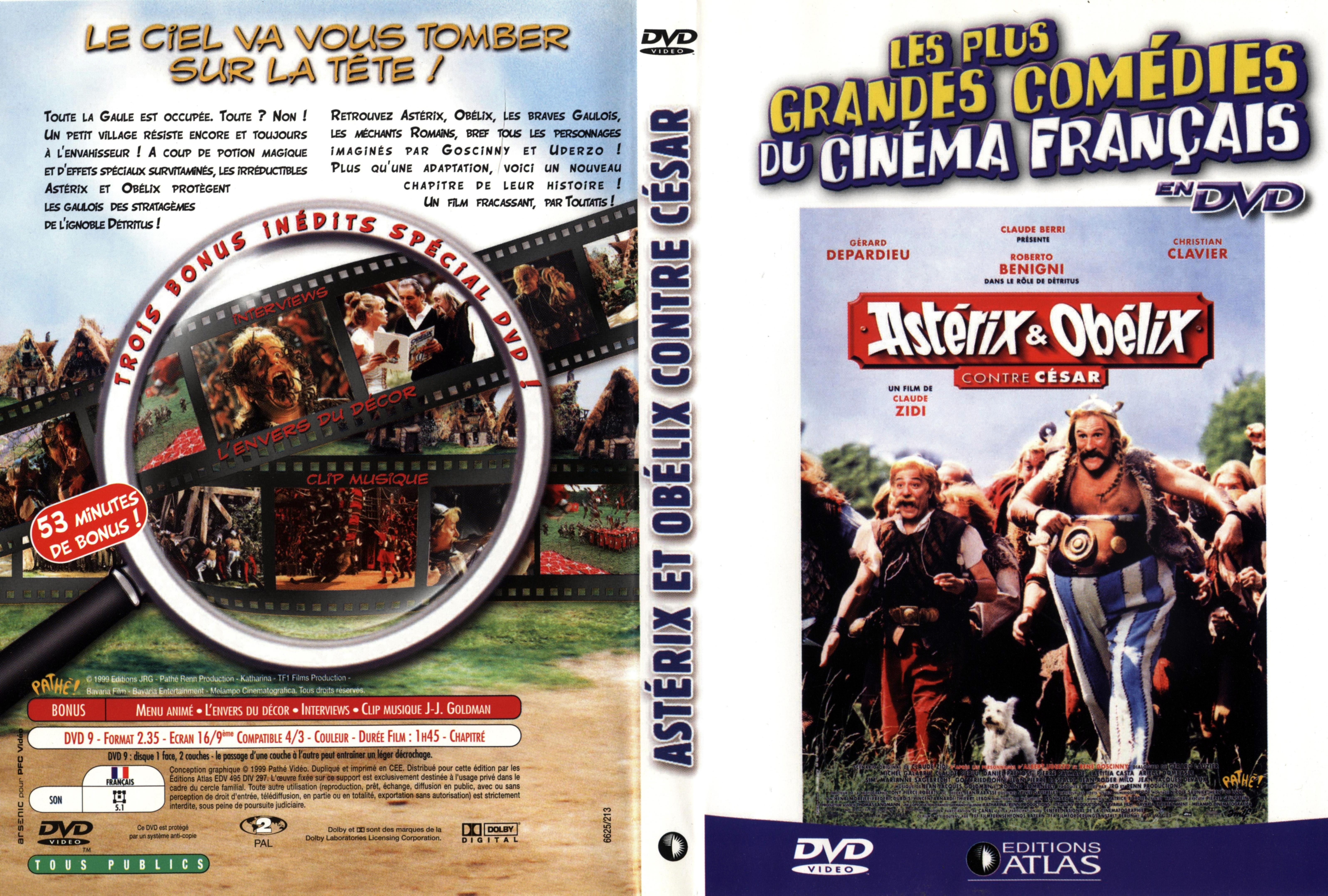 Jaquette DVD Asterix et Obelix contre Csar v2