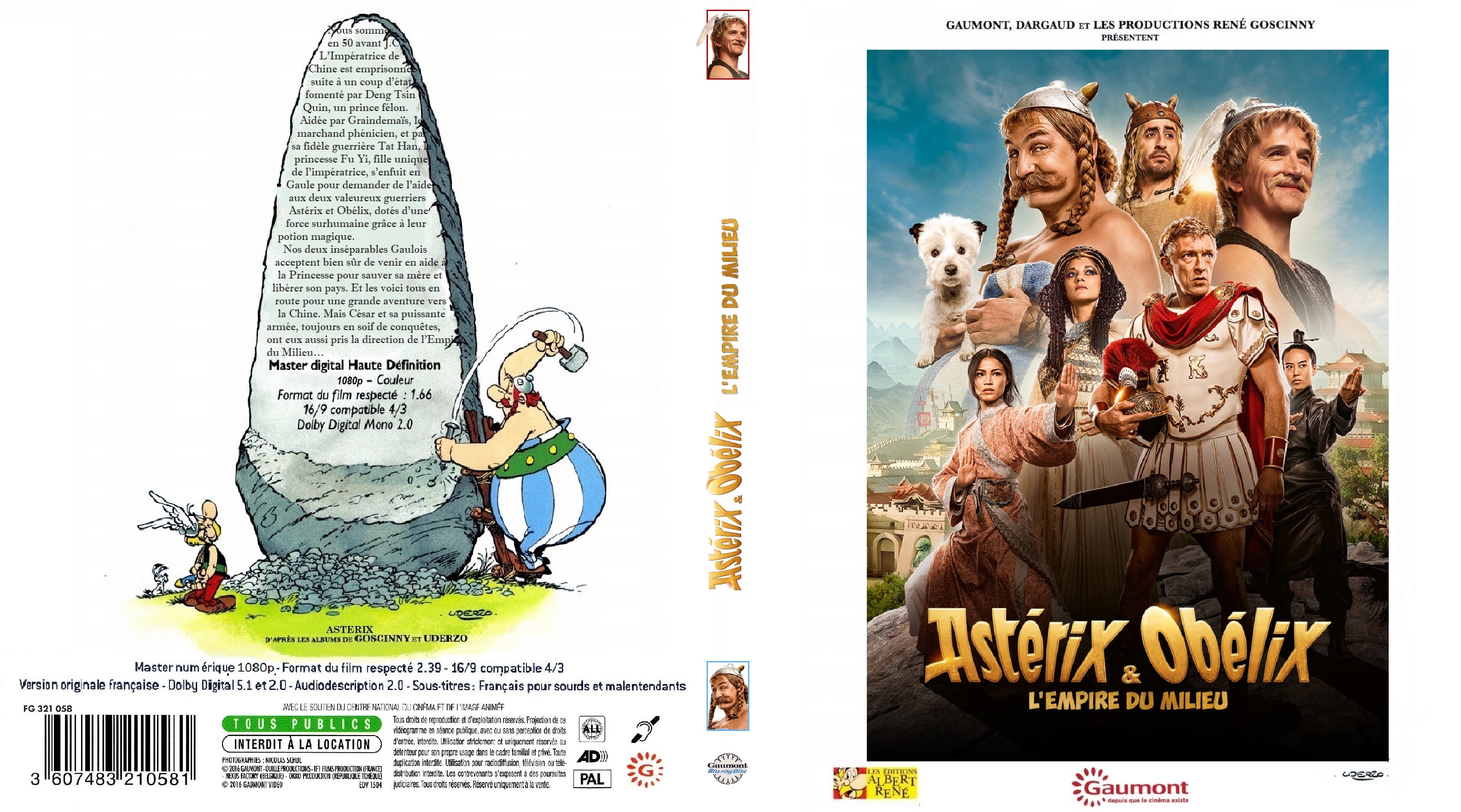 Jaquette DVD Asterix et Oblix L