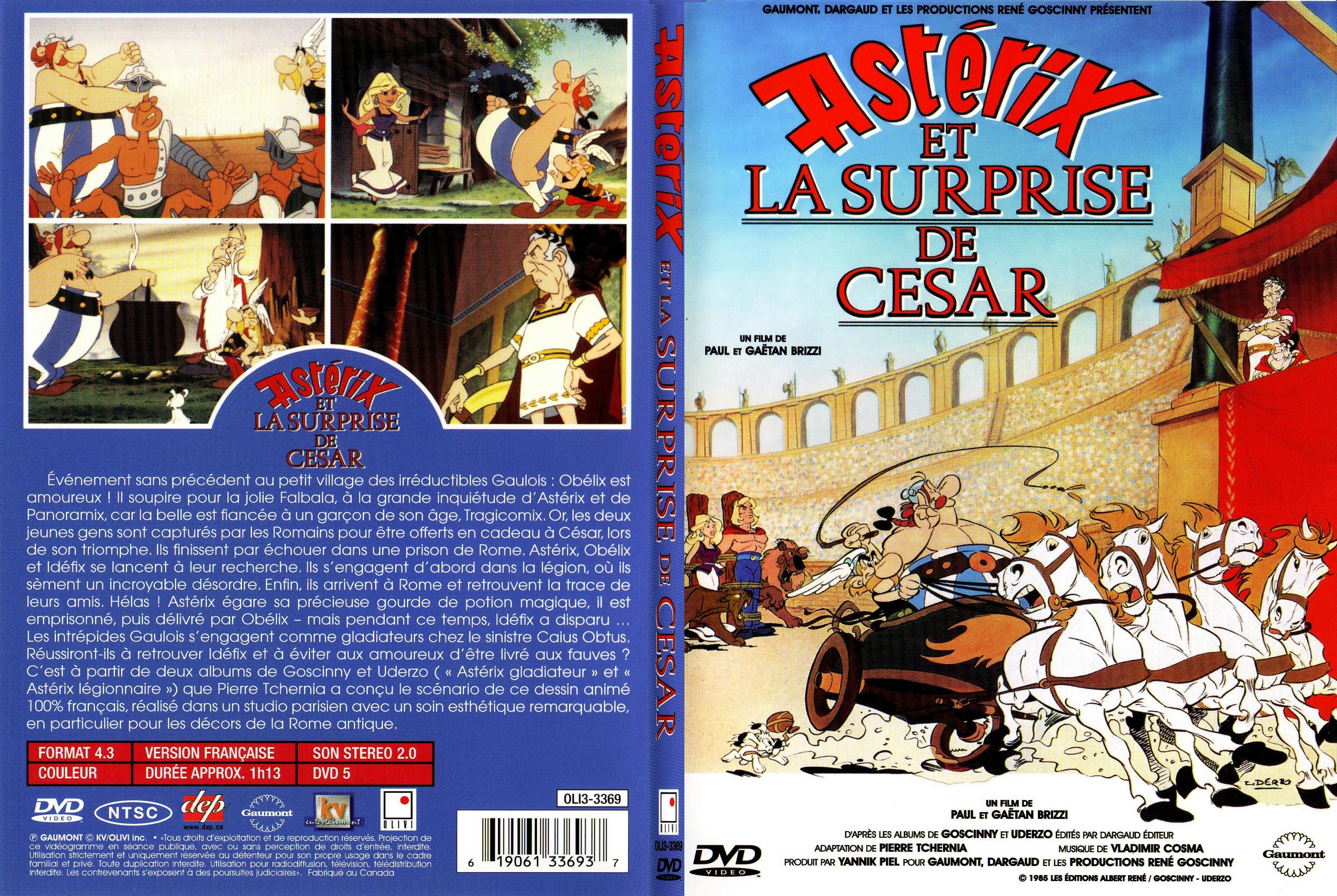 Jaquette DVD Asterix et la surprise de Cesar - SLIM