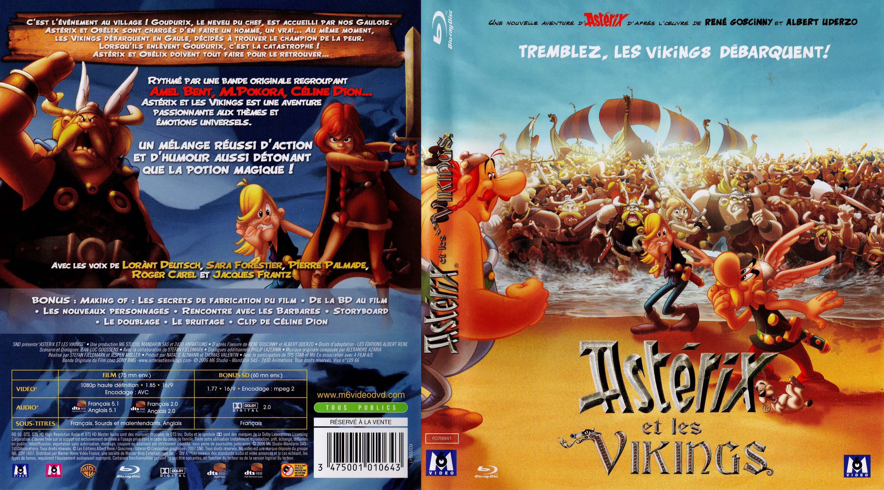 Jaquette DVD Astrix et les Vikings (BLU-RAY)
