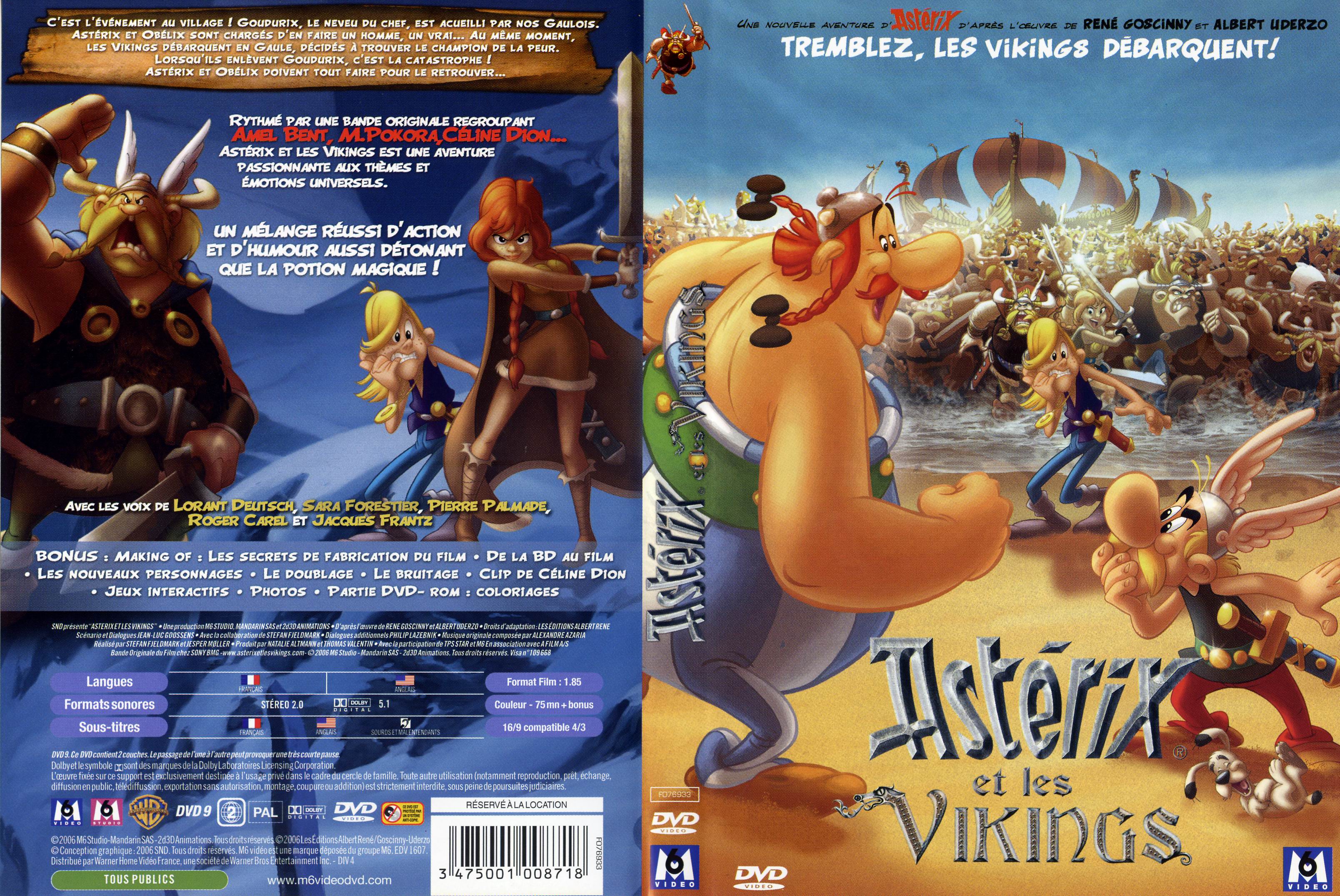 Jaquette DVD Asterix et les vikings