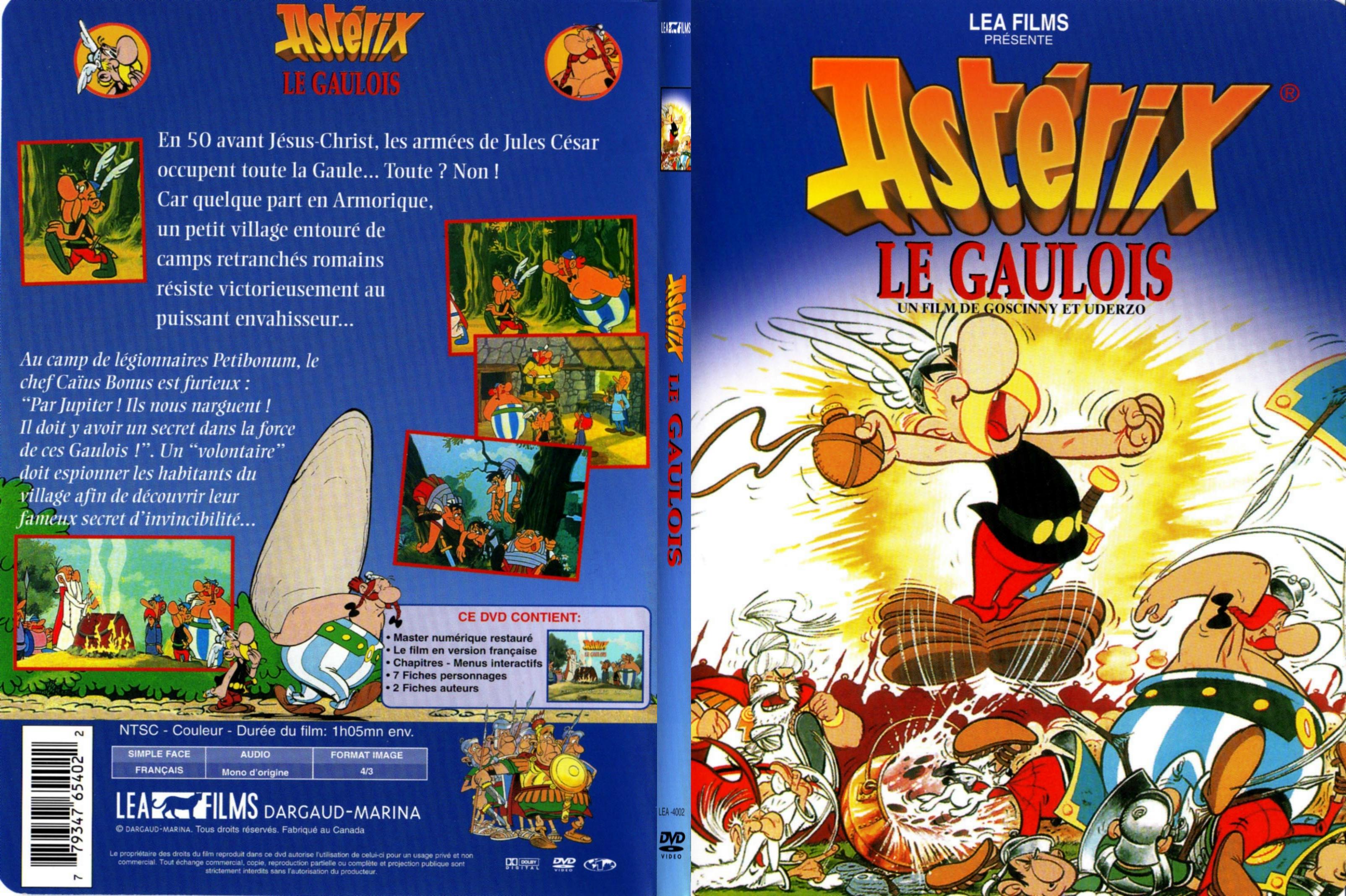 Jaquette DVD Asterix le Gaulois - SLIM