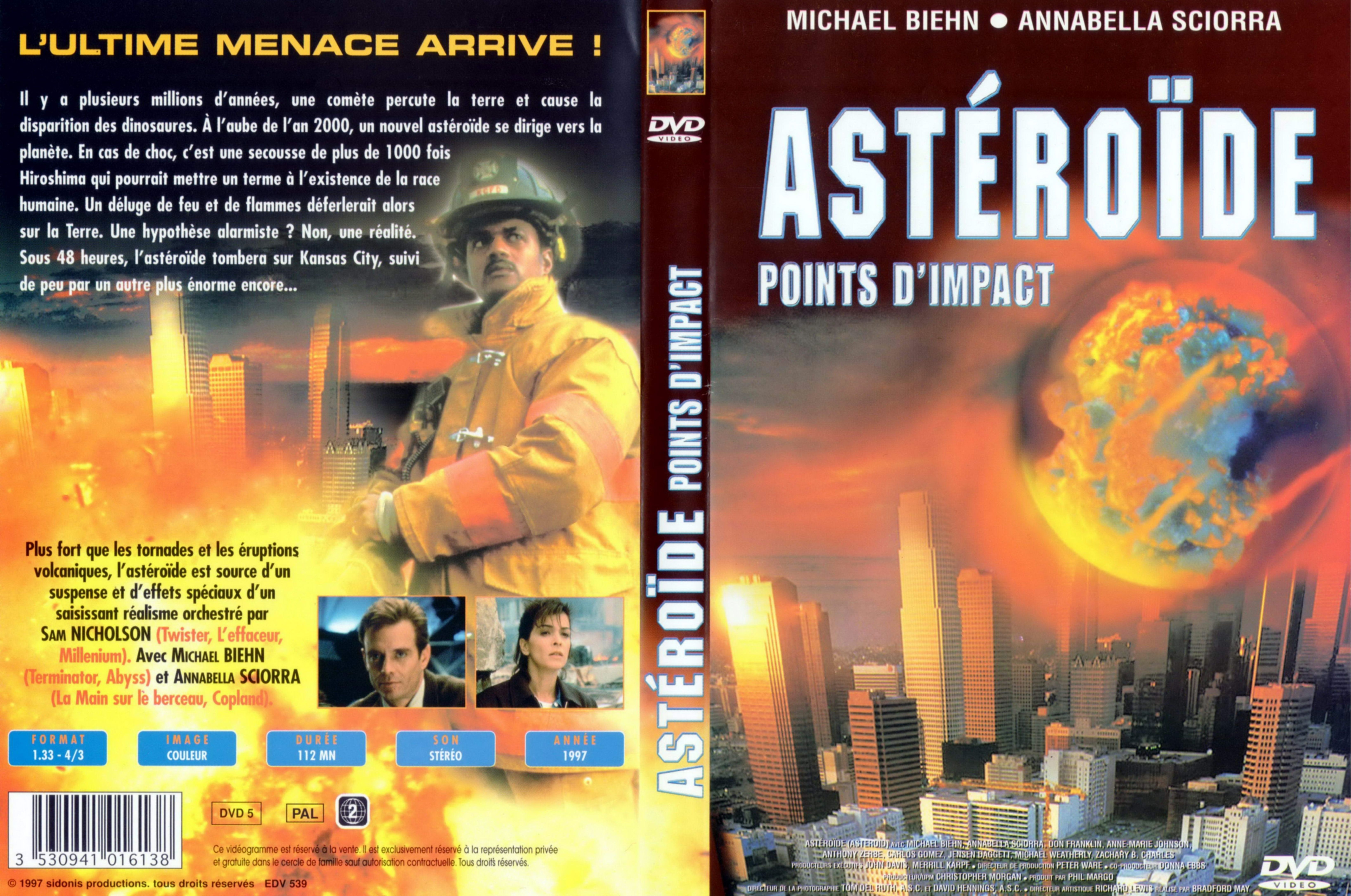 Jaquette DVD Asteroide points d