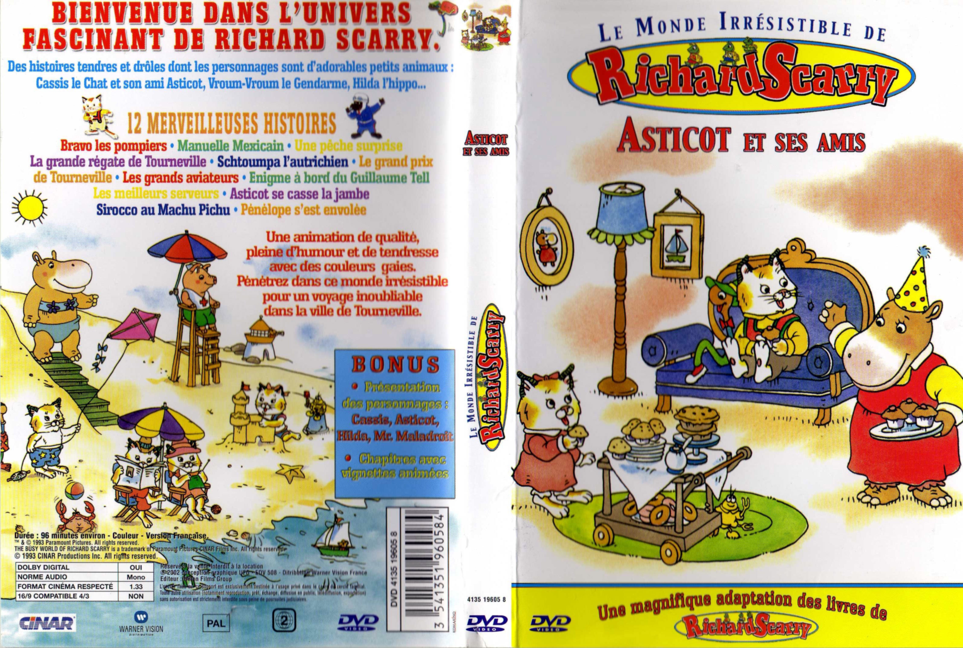 Jaquette DVD Asticot et ses amis