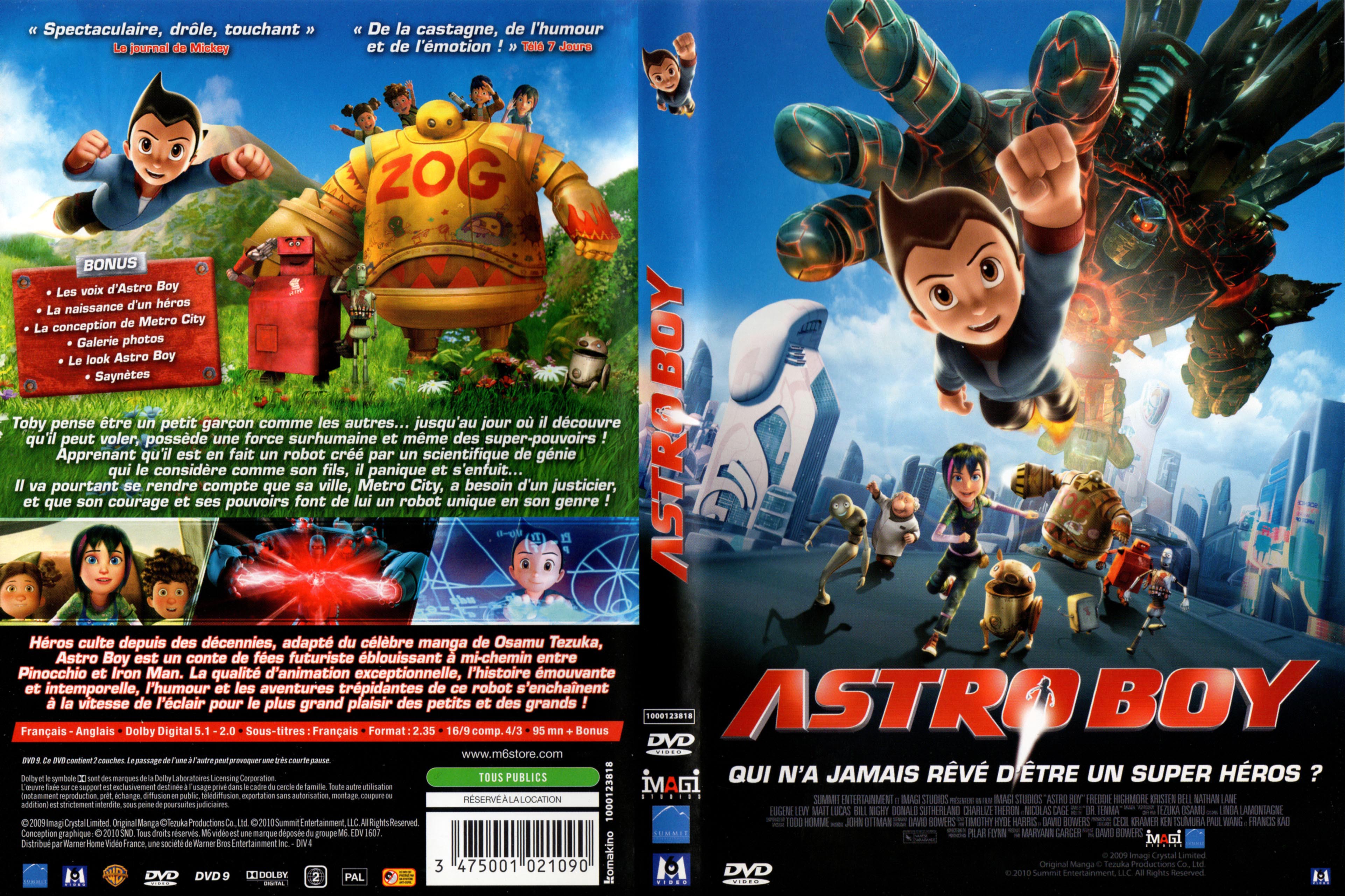 Jaquette DVD Astro boy