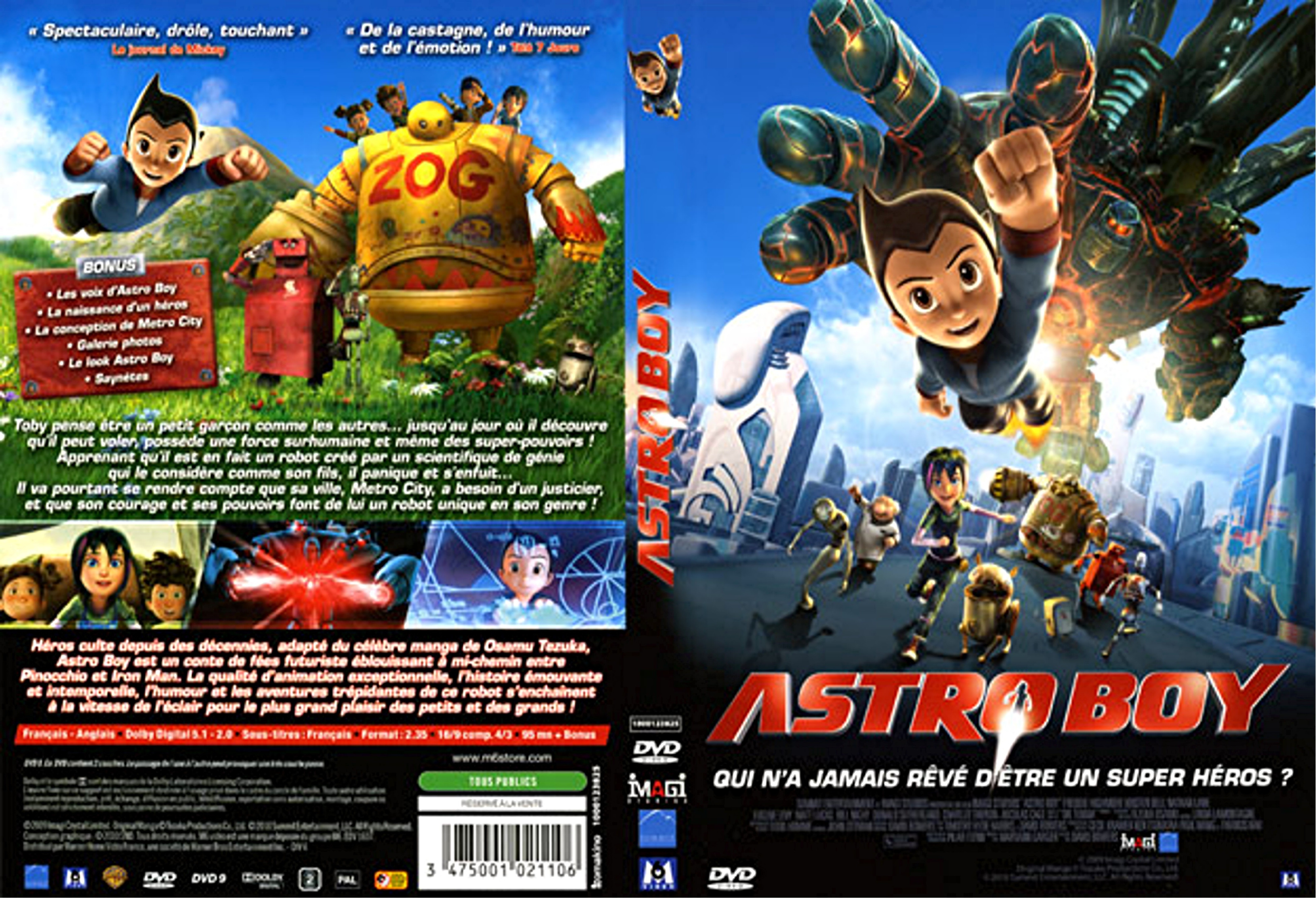 Jaquette DVD Astro boy - SLIM