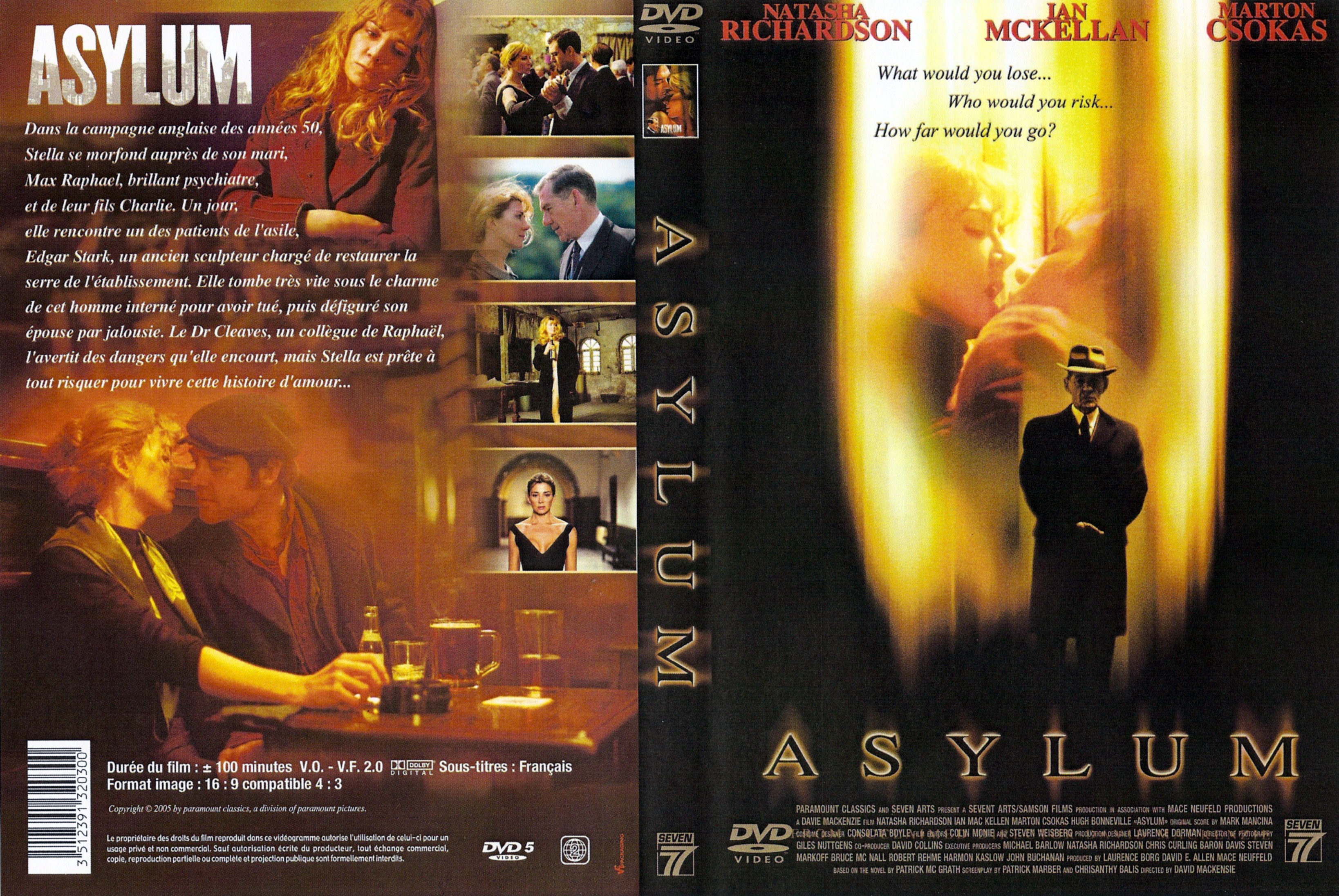 Jaquette DVD Asylum