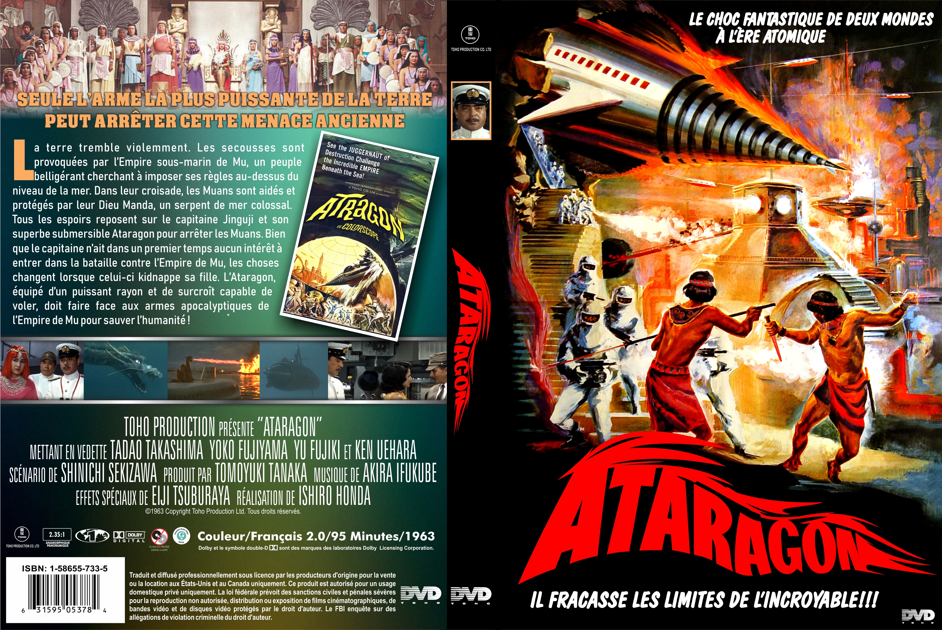 Jaquette DVD Ataragon custom