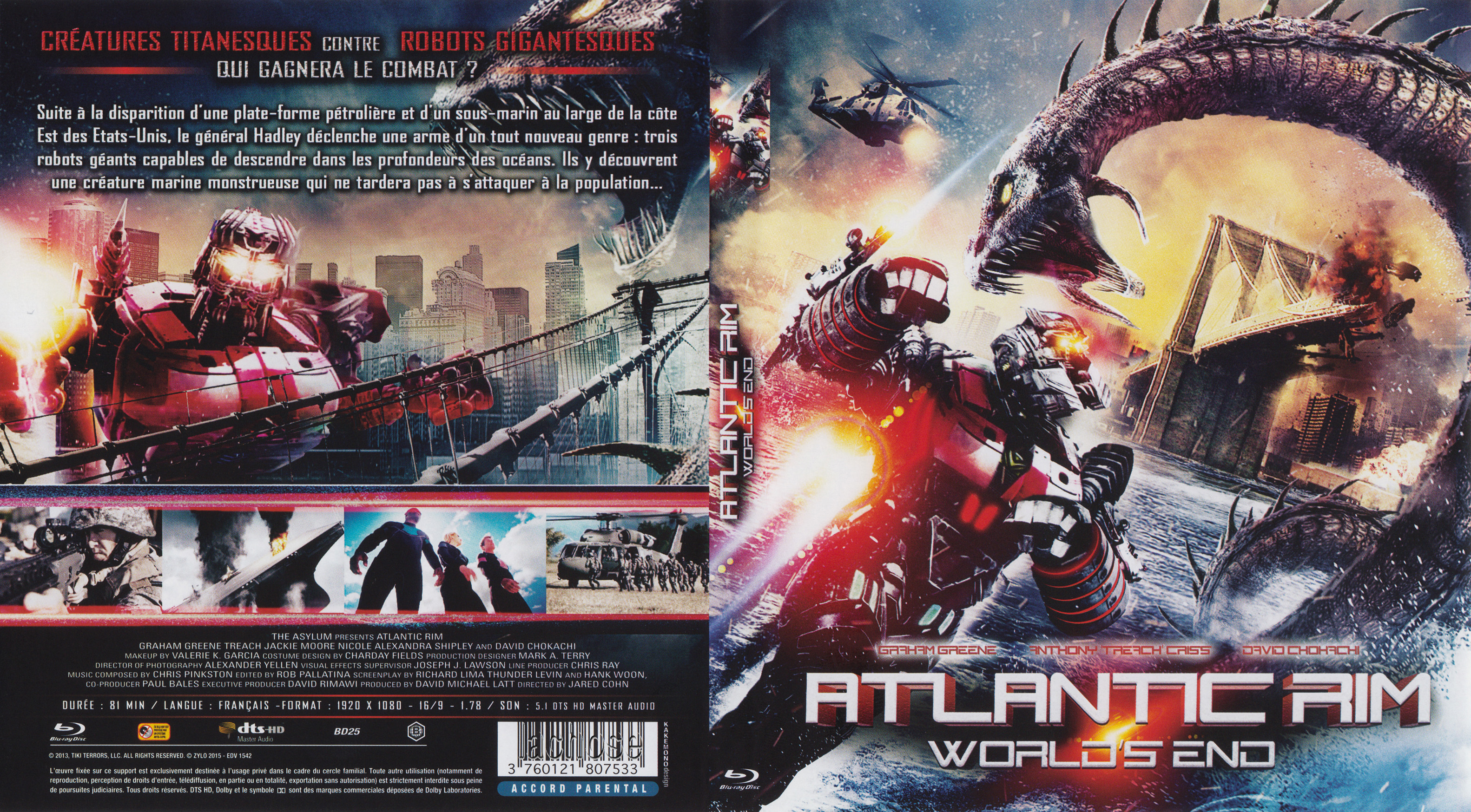 Jaquette DVD Atlantic rim (BLU-RAY)