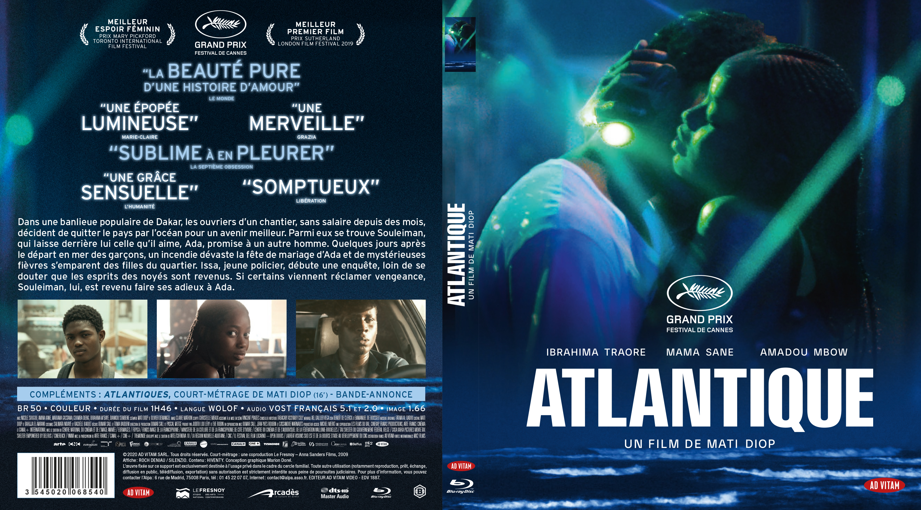 Jaquette DVD Atlantique (BLU-RAY)