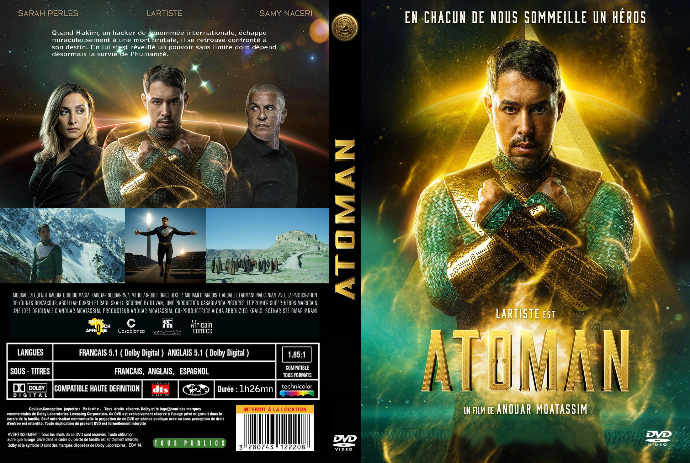 Jaquette DVD Atoman custom