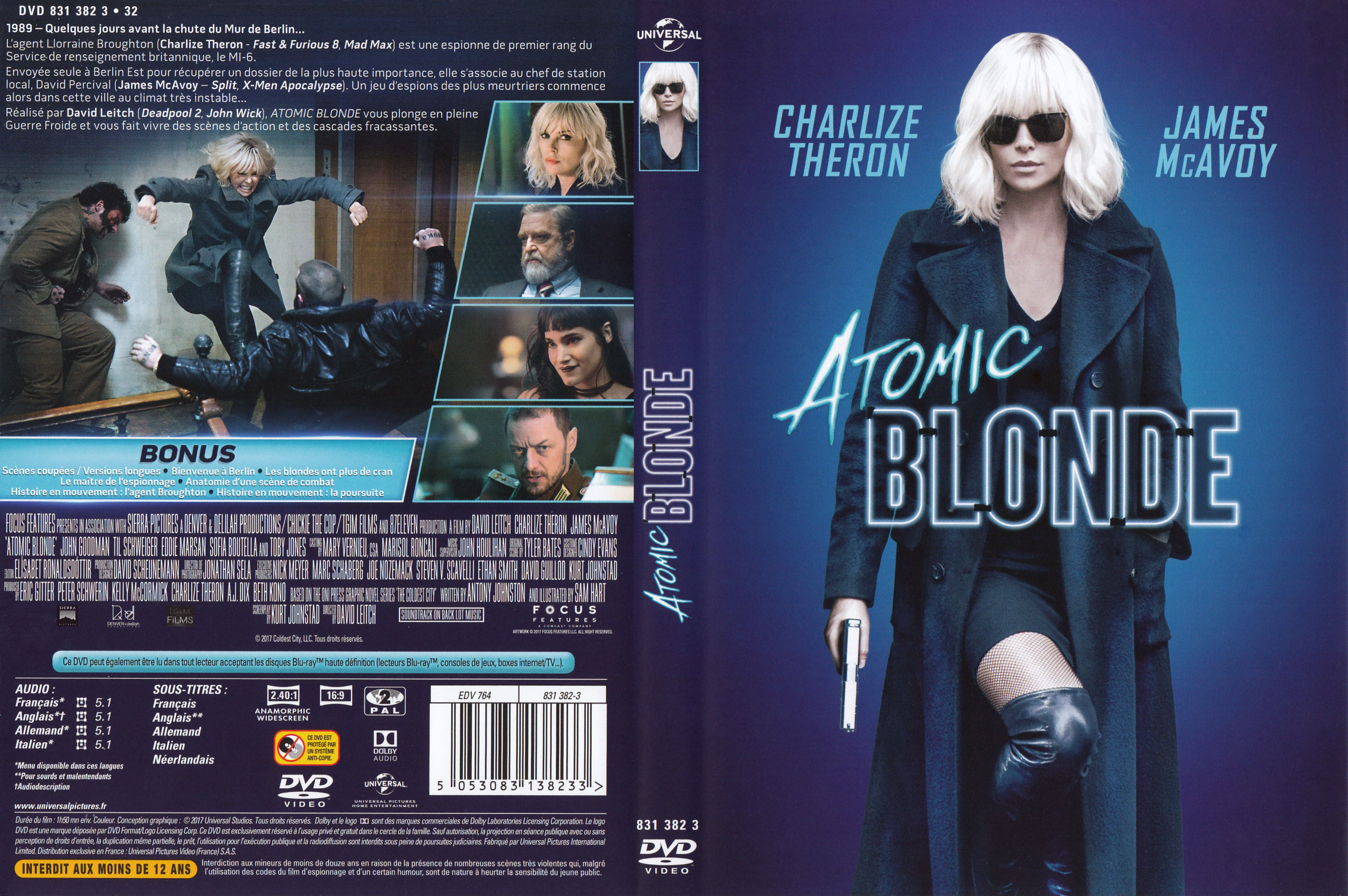 Jaquette DVD Atomic Blonde