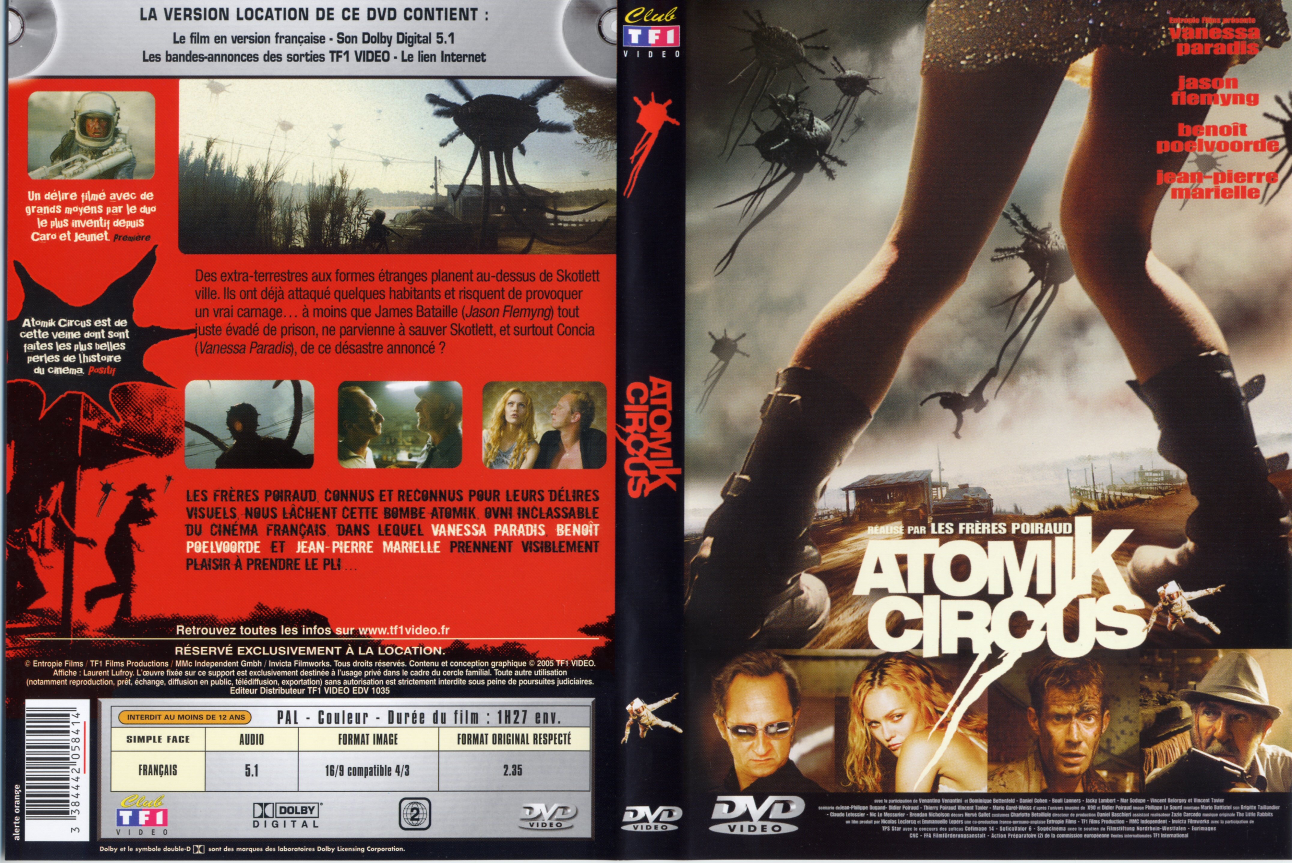 Jaquette DVD Atomik Circus v2