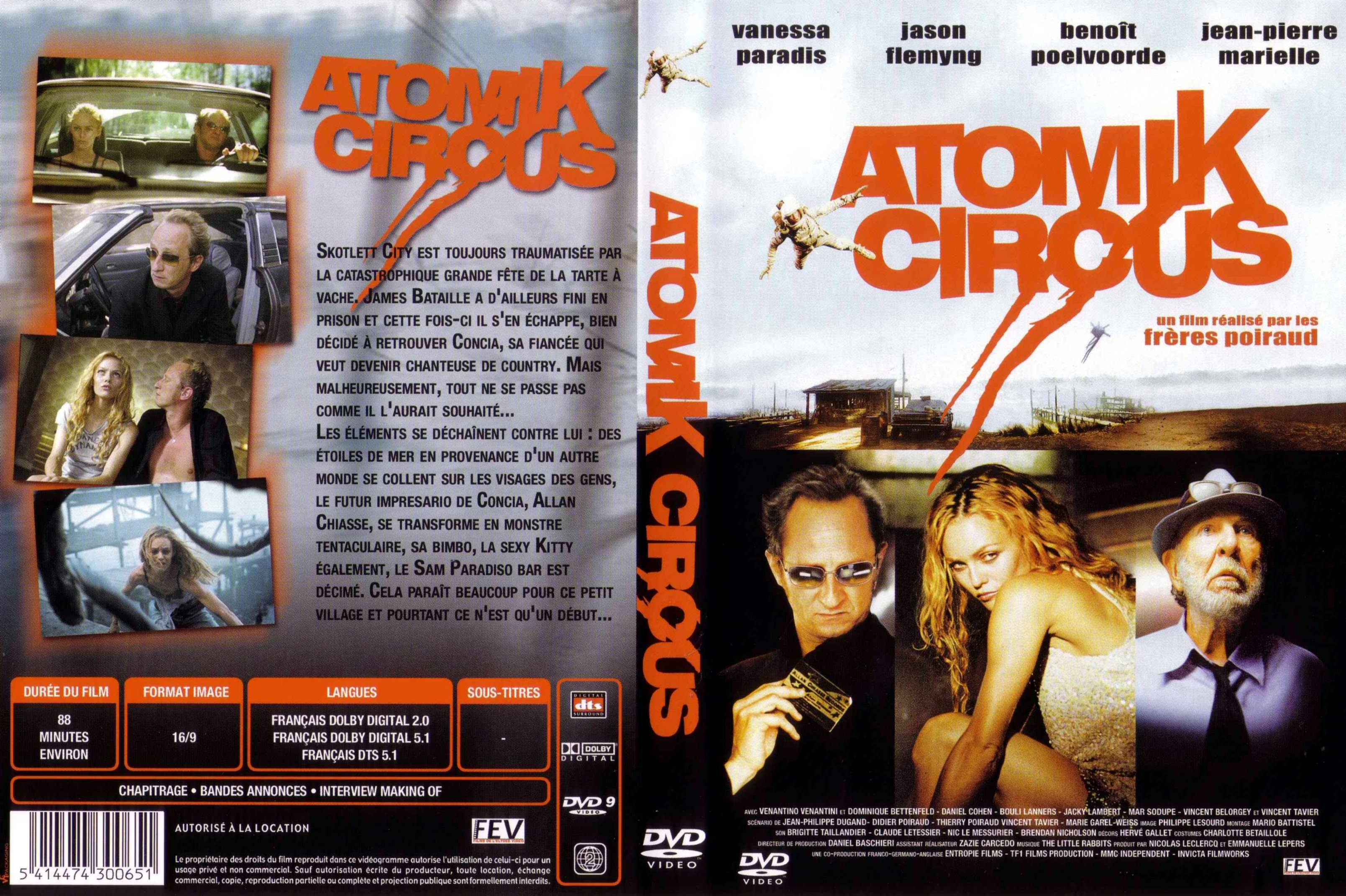 Jaquette DVD Atomik Circus v3