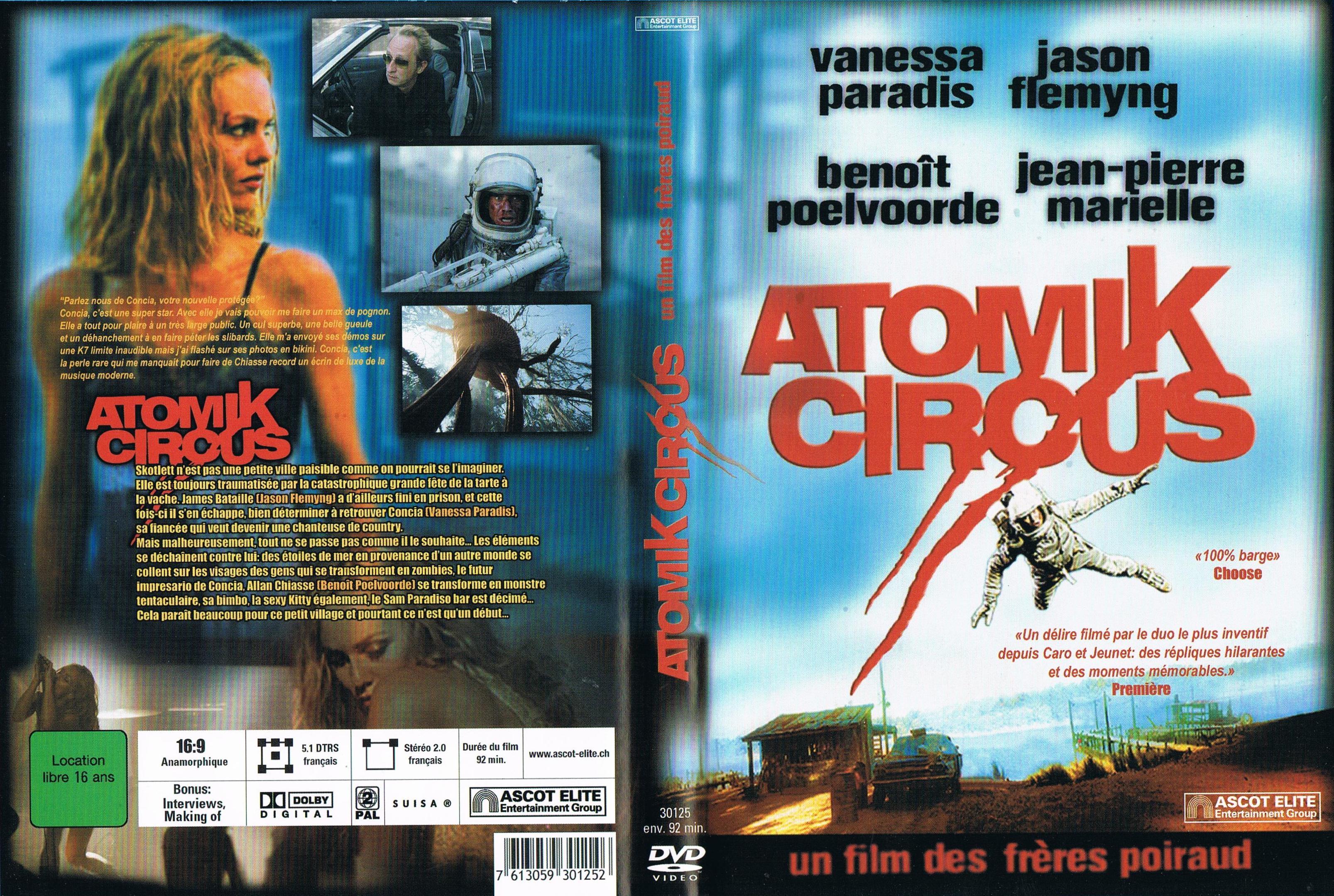 Jaquette DVD Atomik circus v4