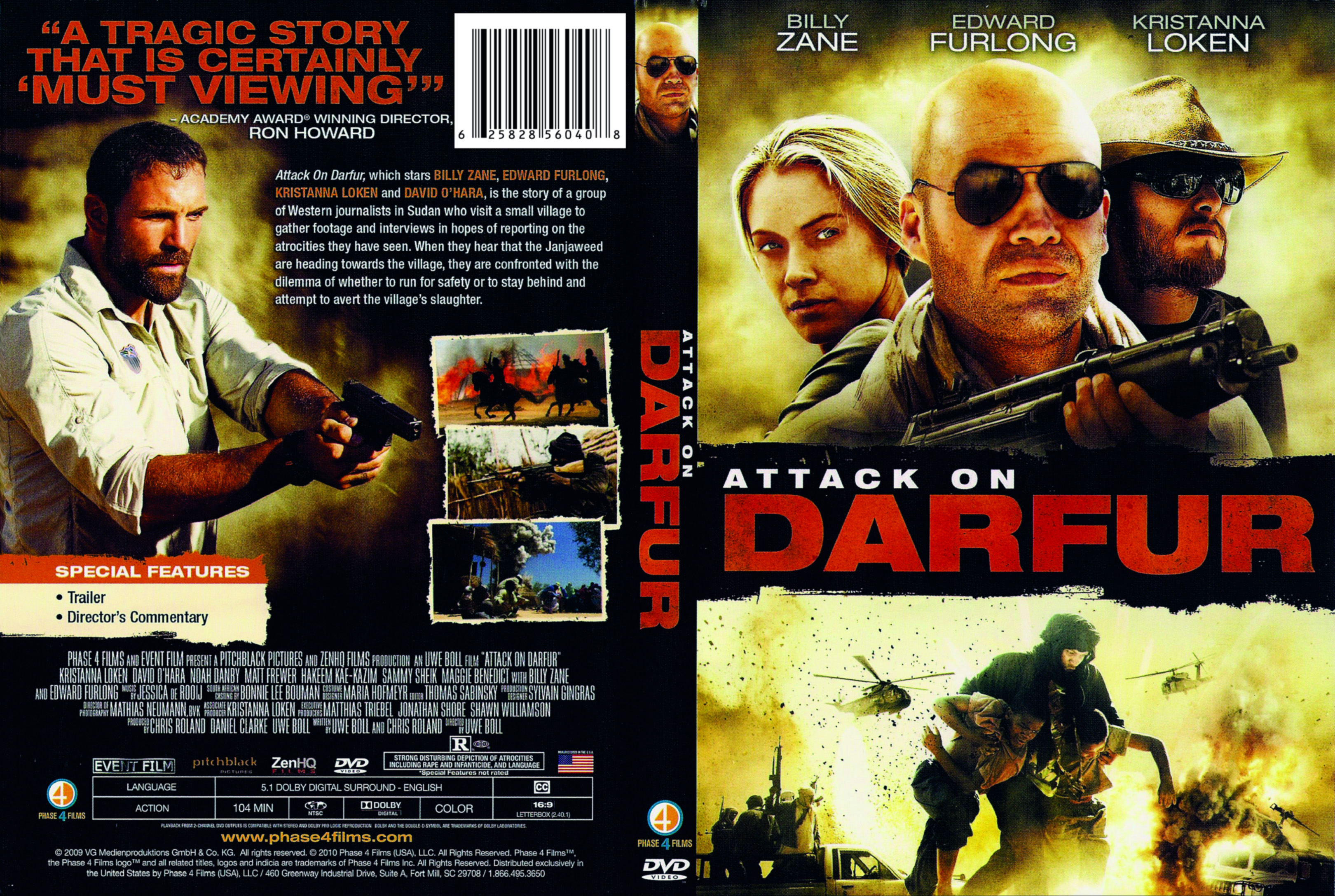 Jaquette DVD Attack On Darfur Zone 1