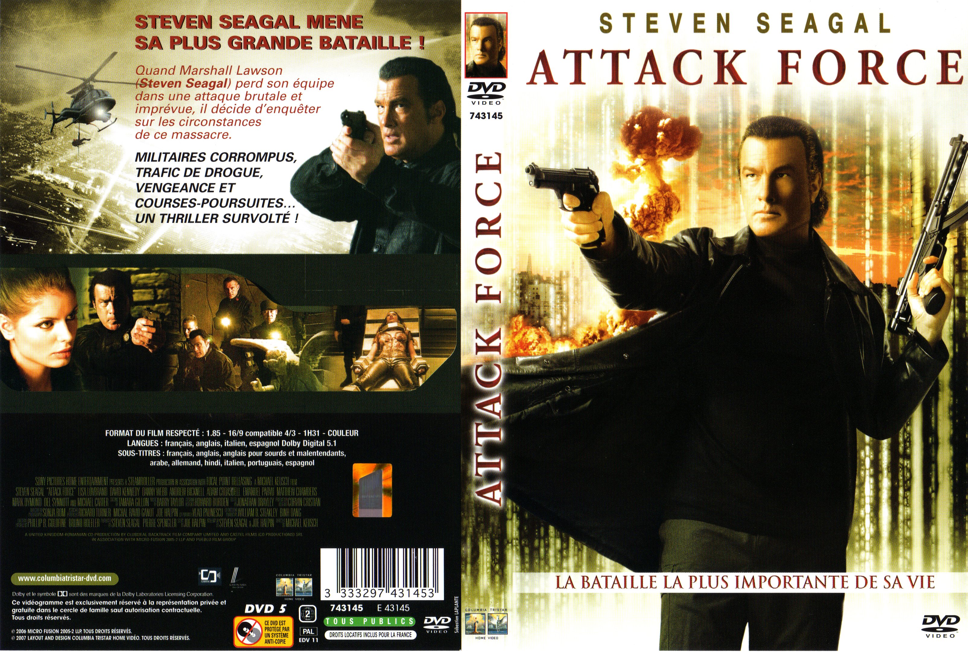 Jaquette DVD Attack force