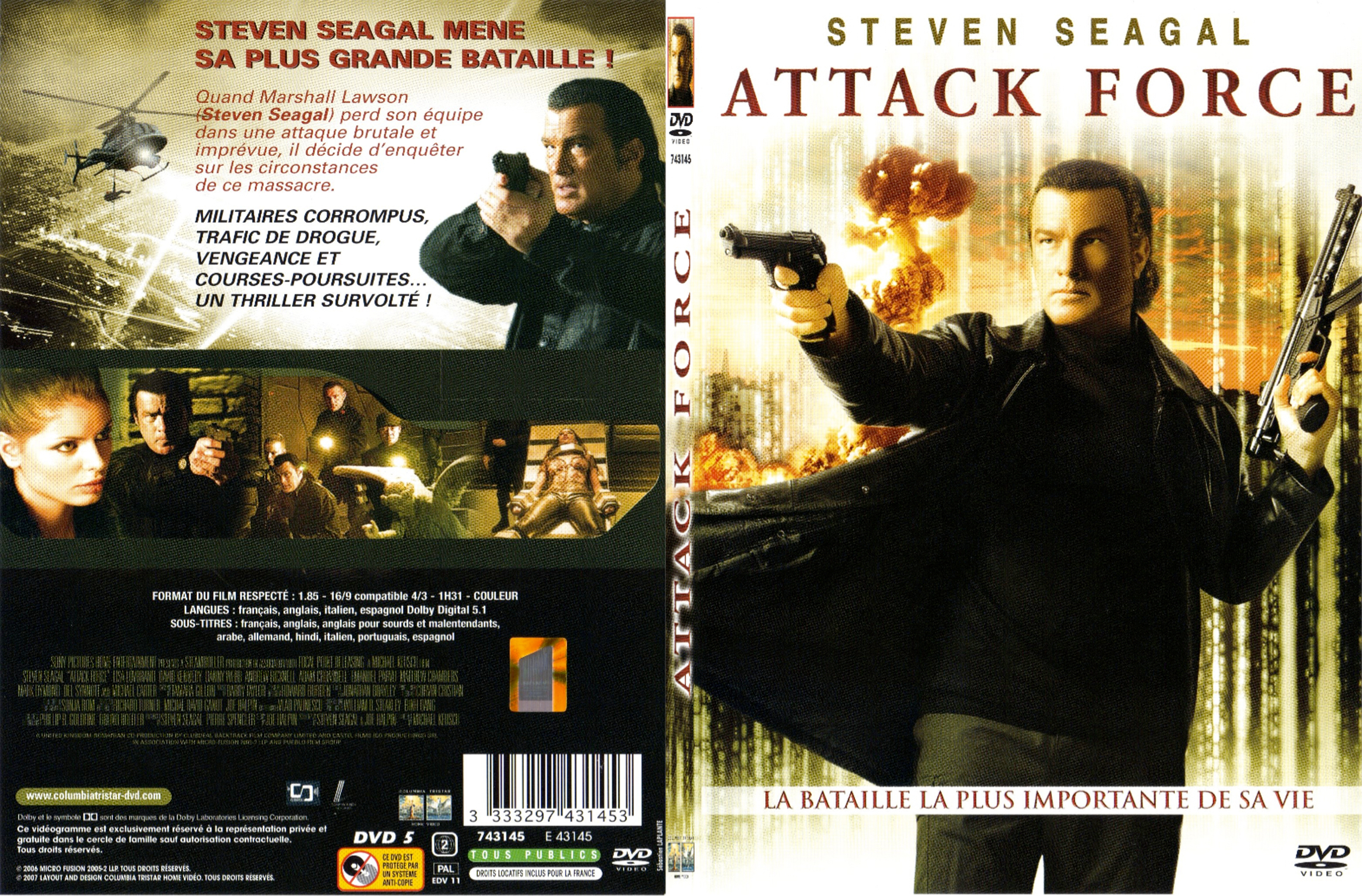 Jaquette DVD Attack force - SLIM