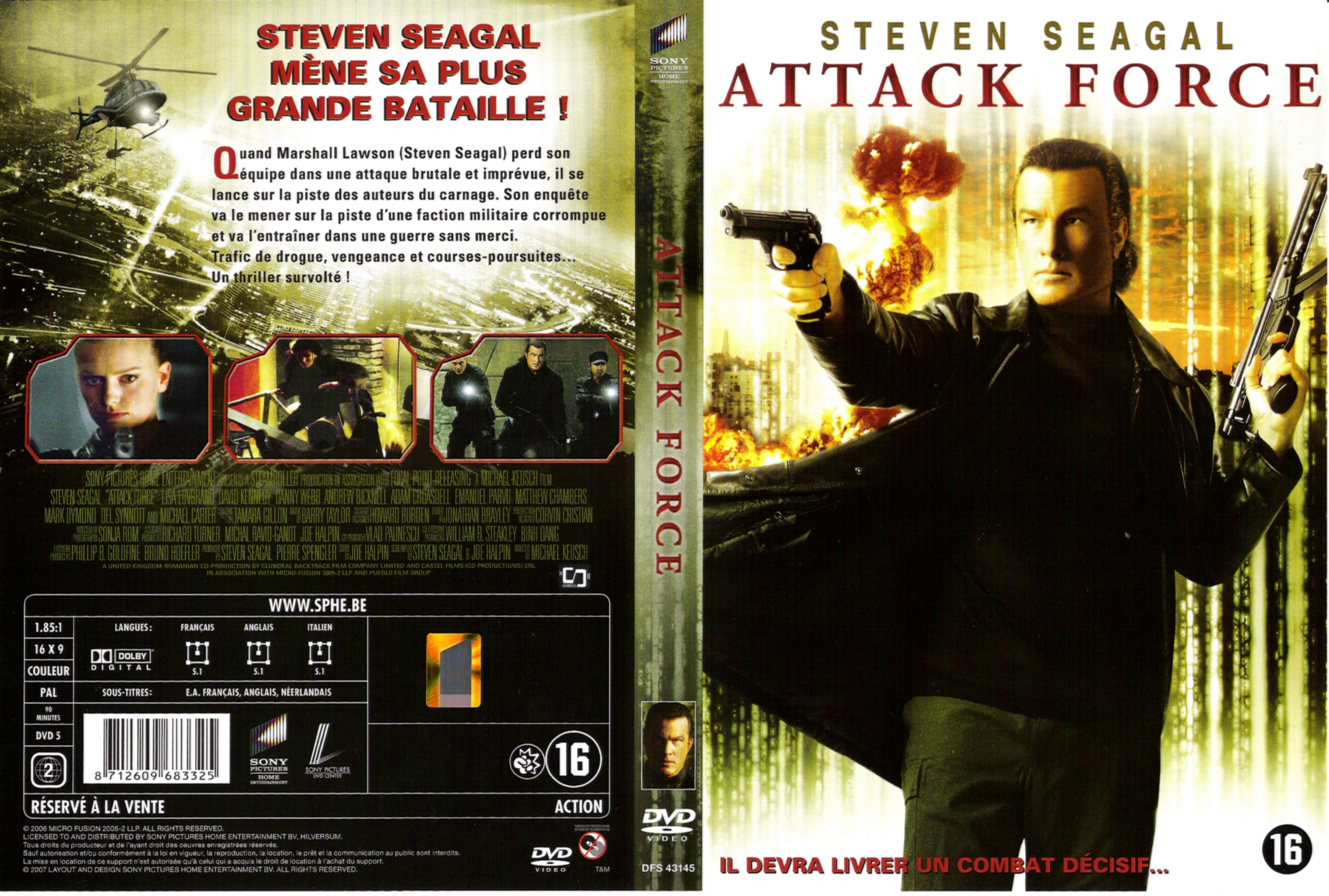 Jaquette DVD Attack force v2