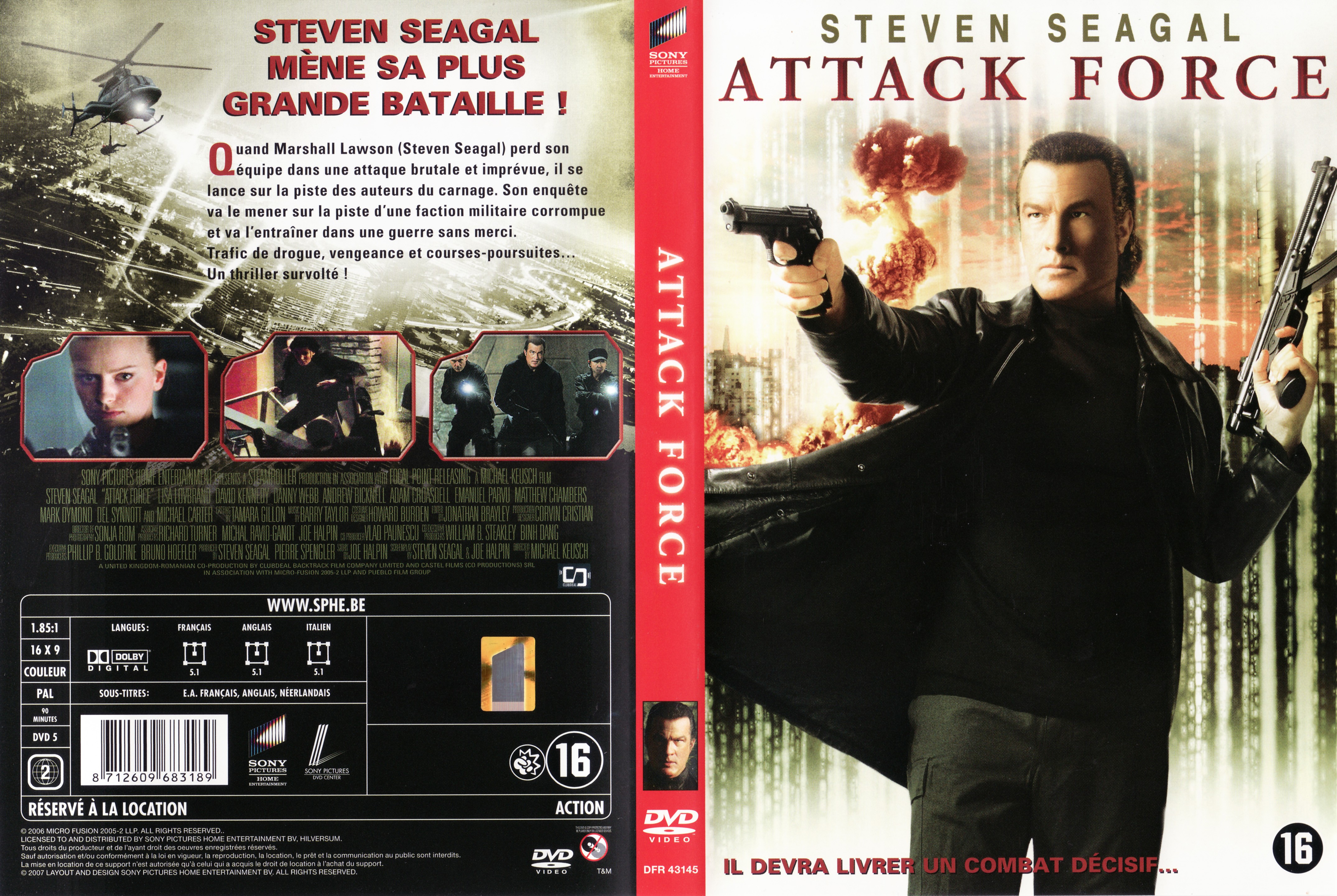 Jaquette DVD Attack force v3