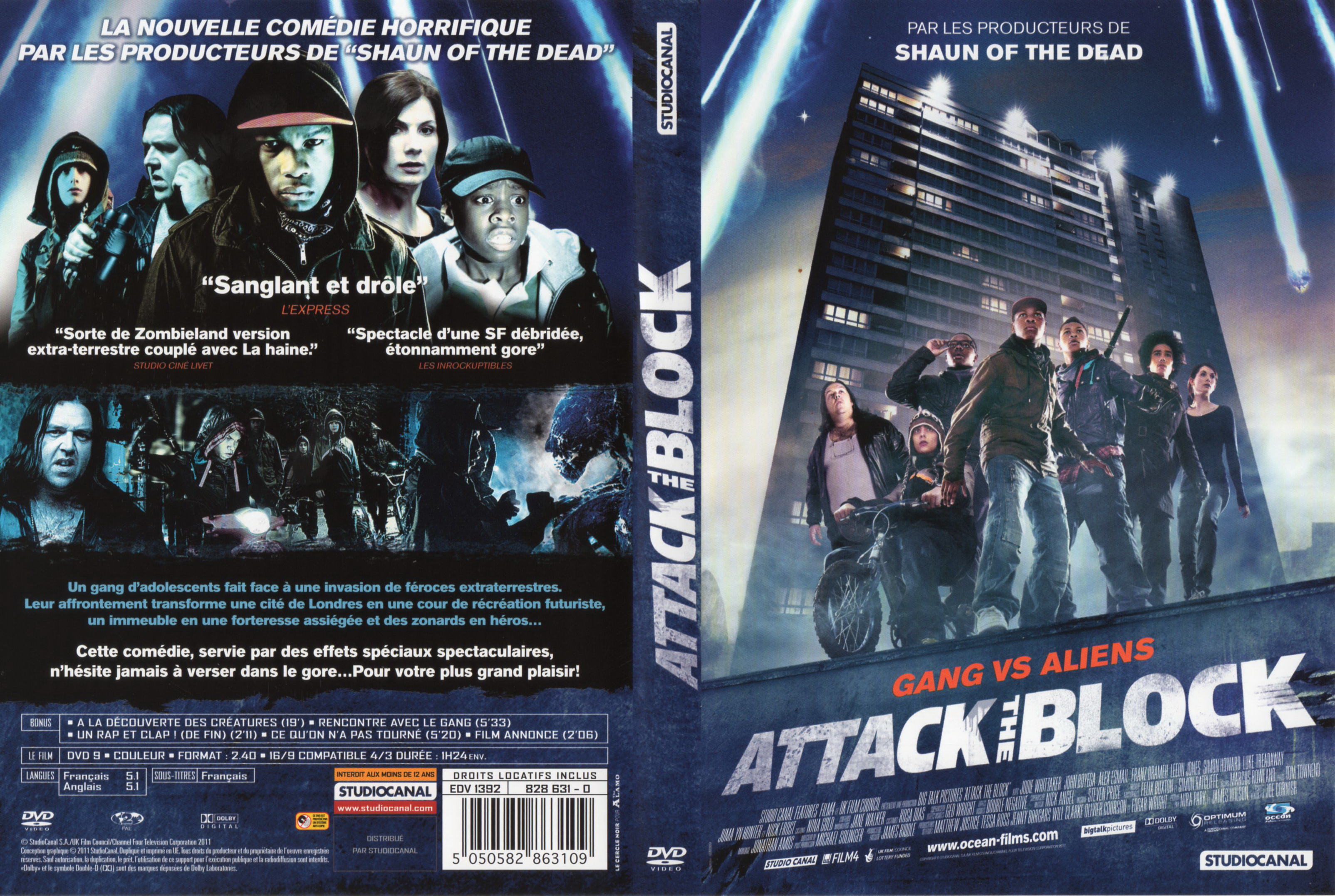 Jaquette DVD Attack the block