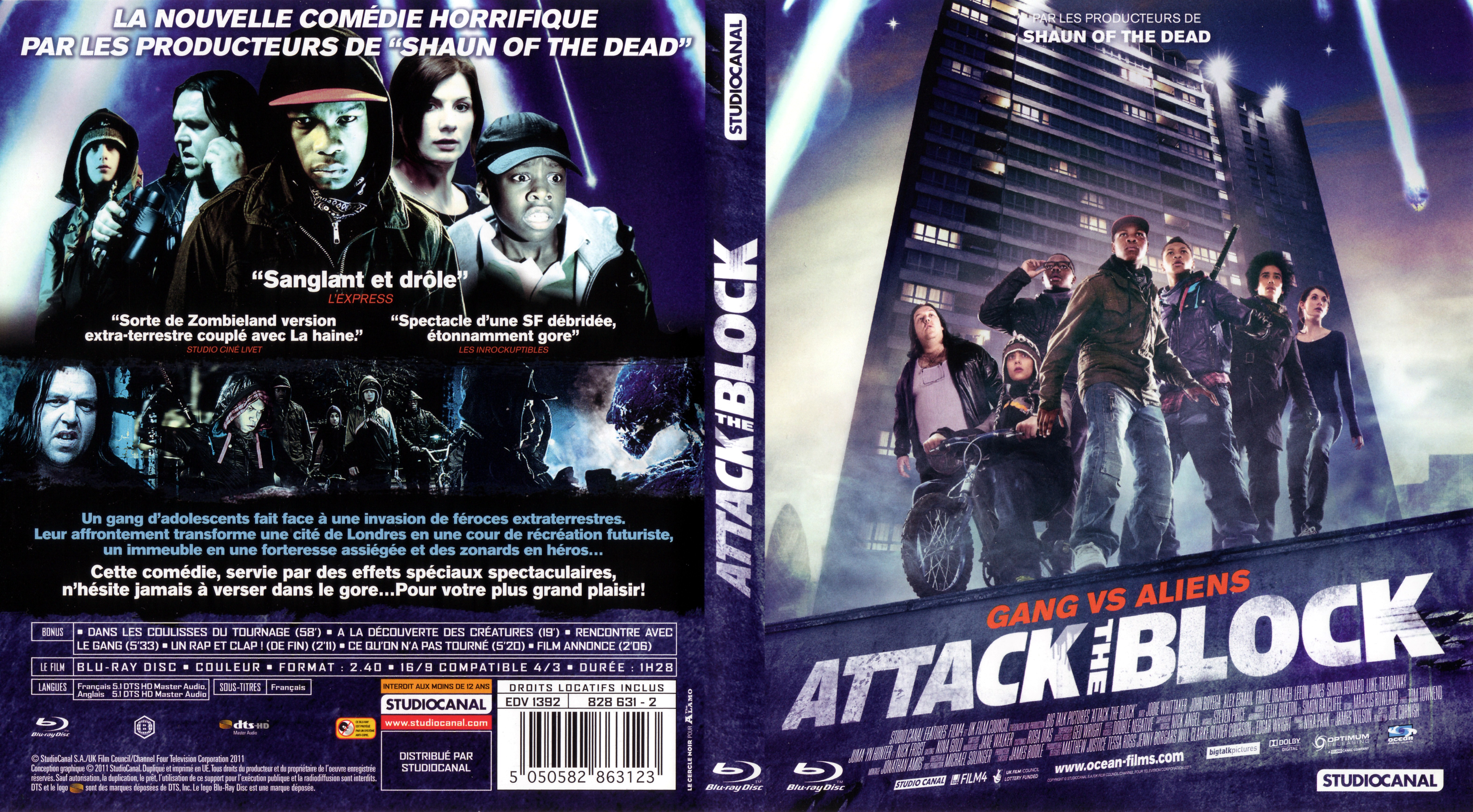 Jaquette DVD Attack the block (BLU-RAY)