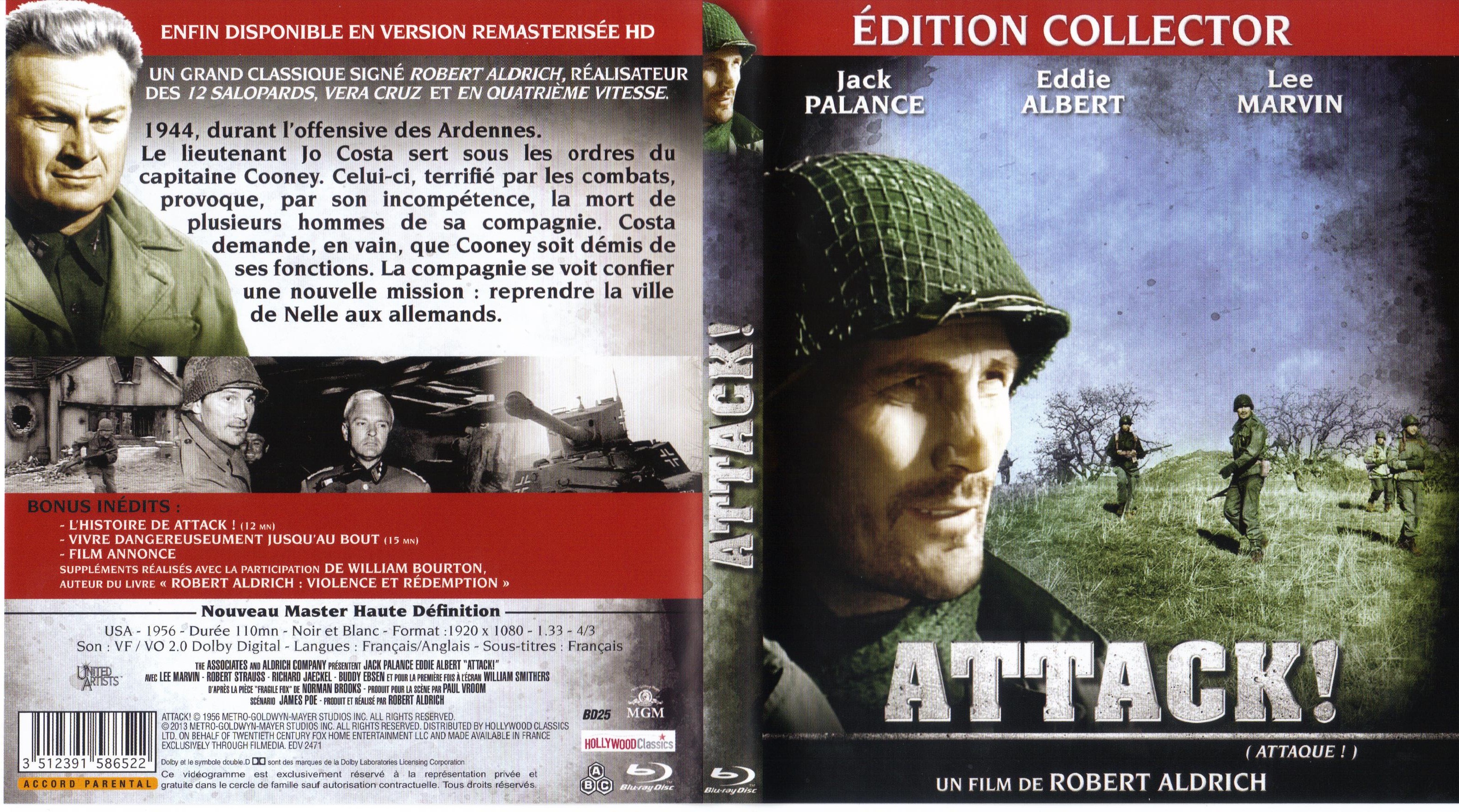 Jaquette DVD Attaque (BLU-RAY)