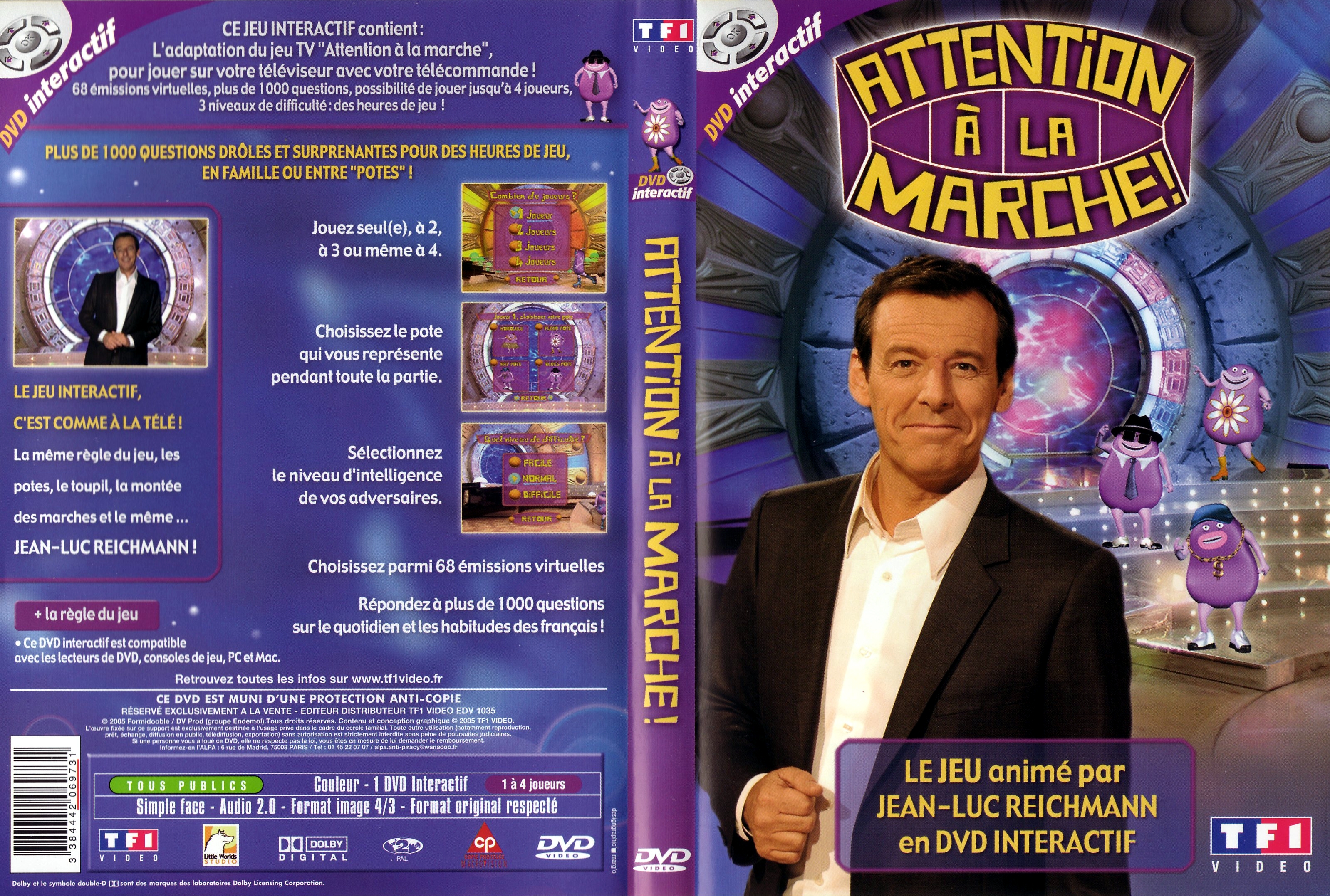 Jaquette DVD Attention  la marche -  le jeu