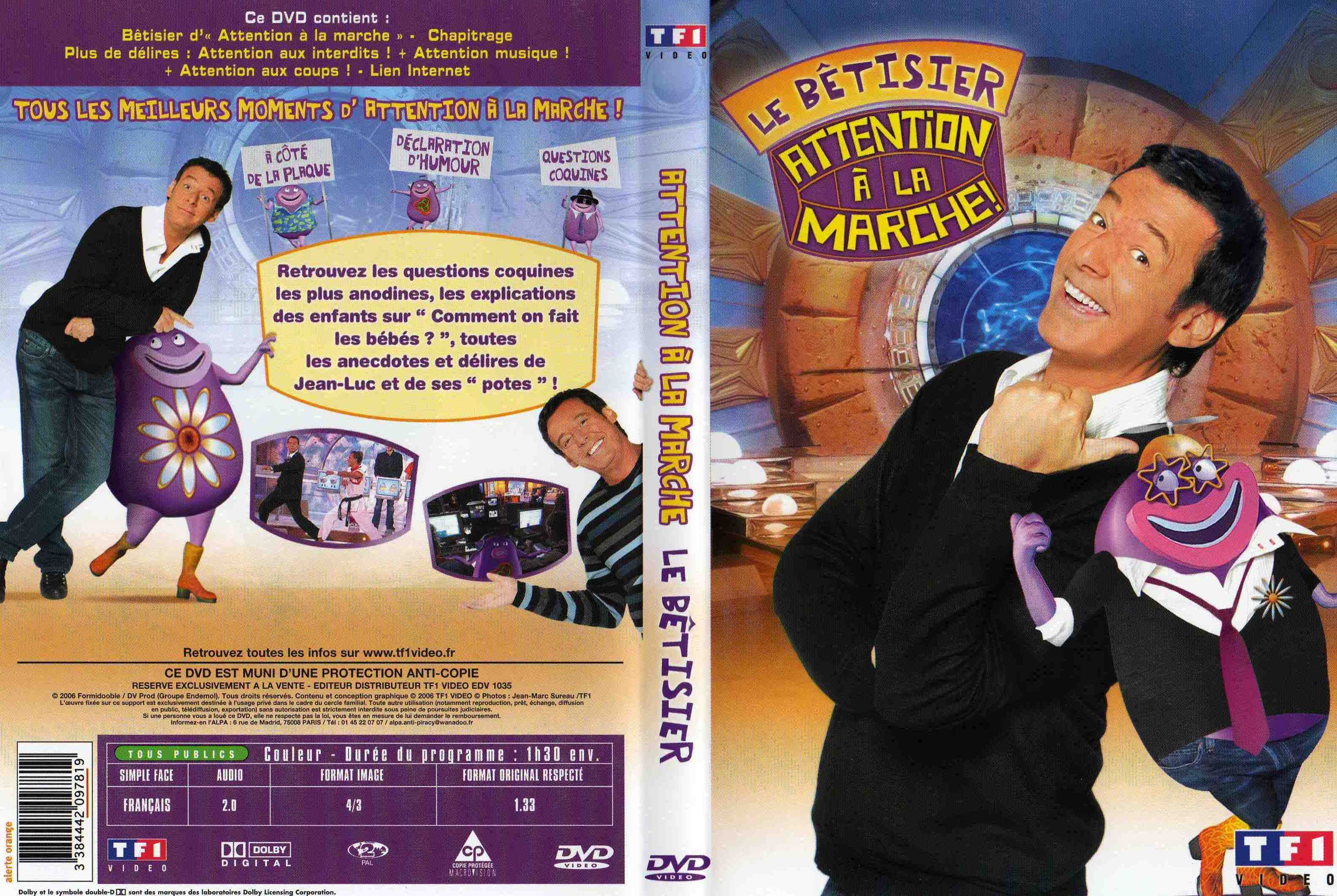 Jaquette DVD Attention  la marche - le btisier